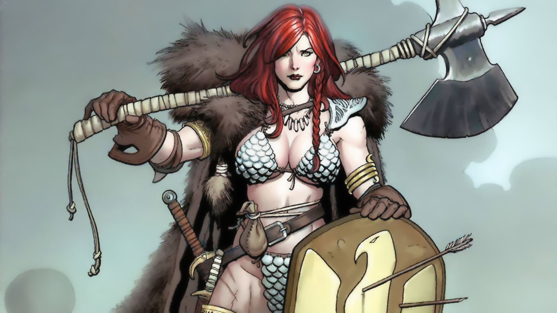 Red Sonja, 1080P, Comics, HD Wallpaper