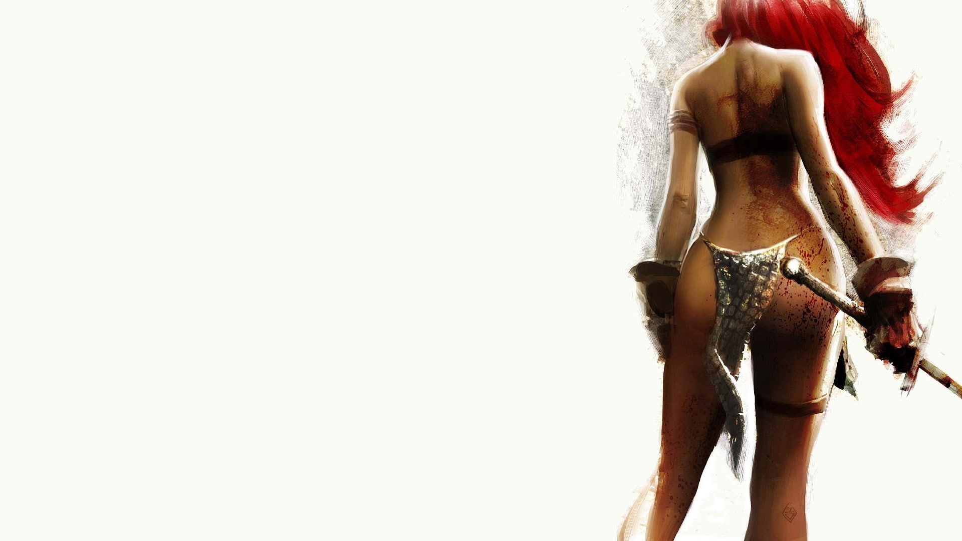 body part, young adult, representation, red sonja, human hand, white background, 1080P, midsection, art and craft, studio shot, limb, human limb, hand, HD Wallpaper