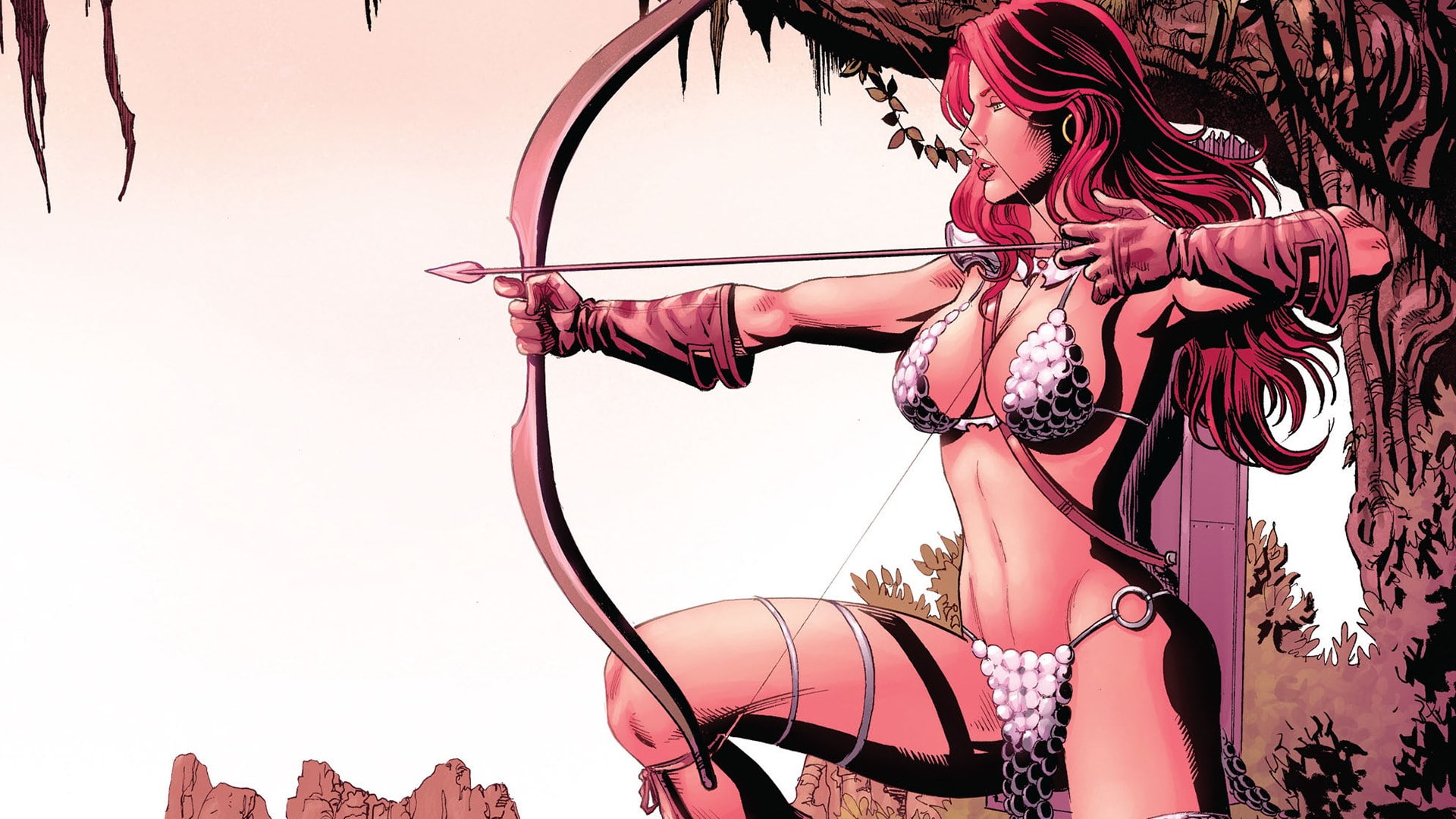 1080P, red sonja, HD Wallpaper
