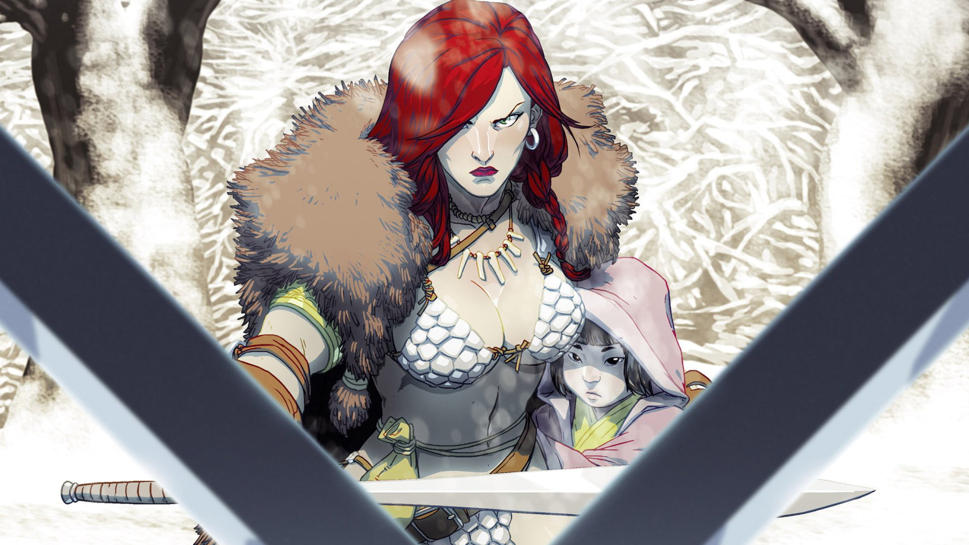 Red Sonja, Comics, 1080P, HD Wallpaper