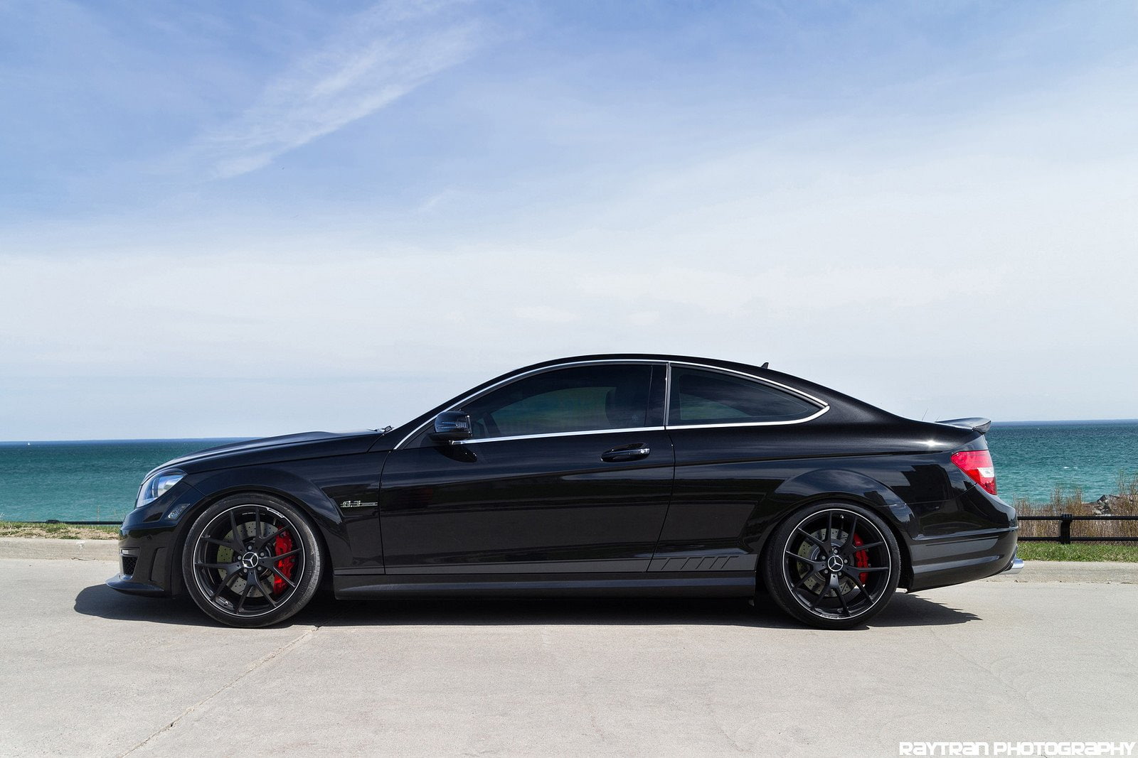 tuning, coupe, c63, mercedes, amg, 720P, black, HD Wallpaper
