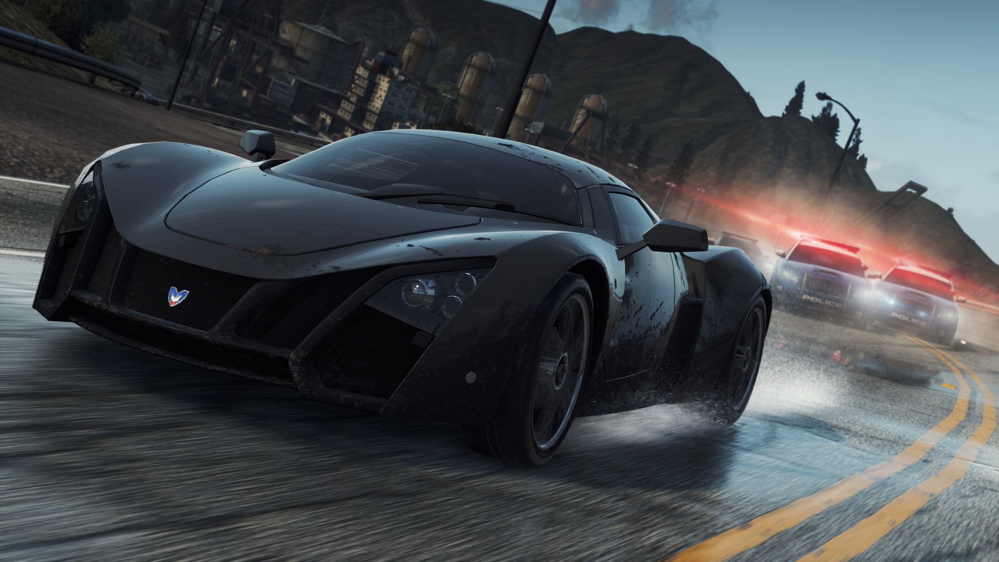 squirt, 1080P, need for speed most wanted 2, chase, race, marussia b2, HD Wallpaper