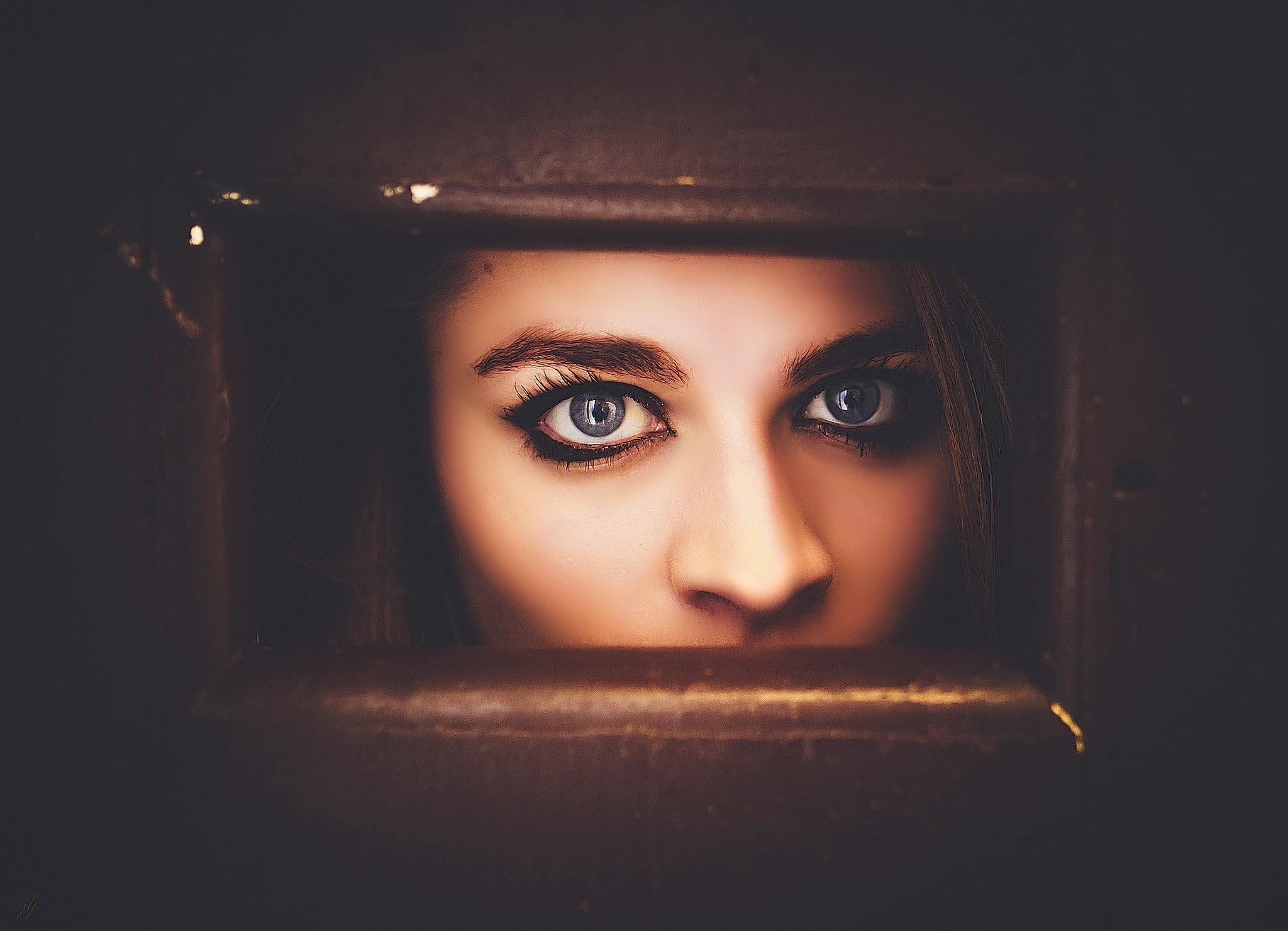 1080P, Joan Le Jan, blue eyes, HD Wallpaper