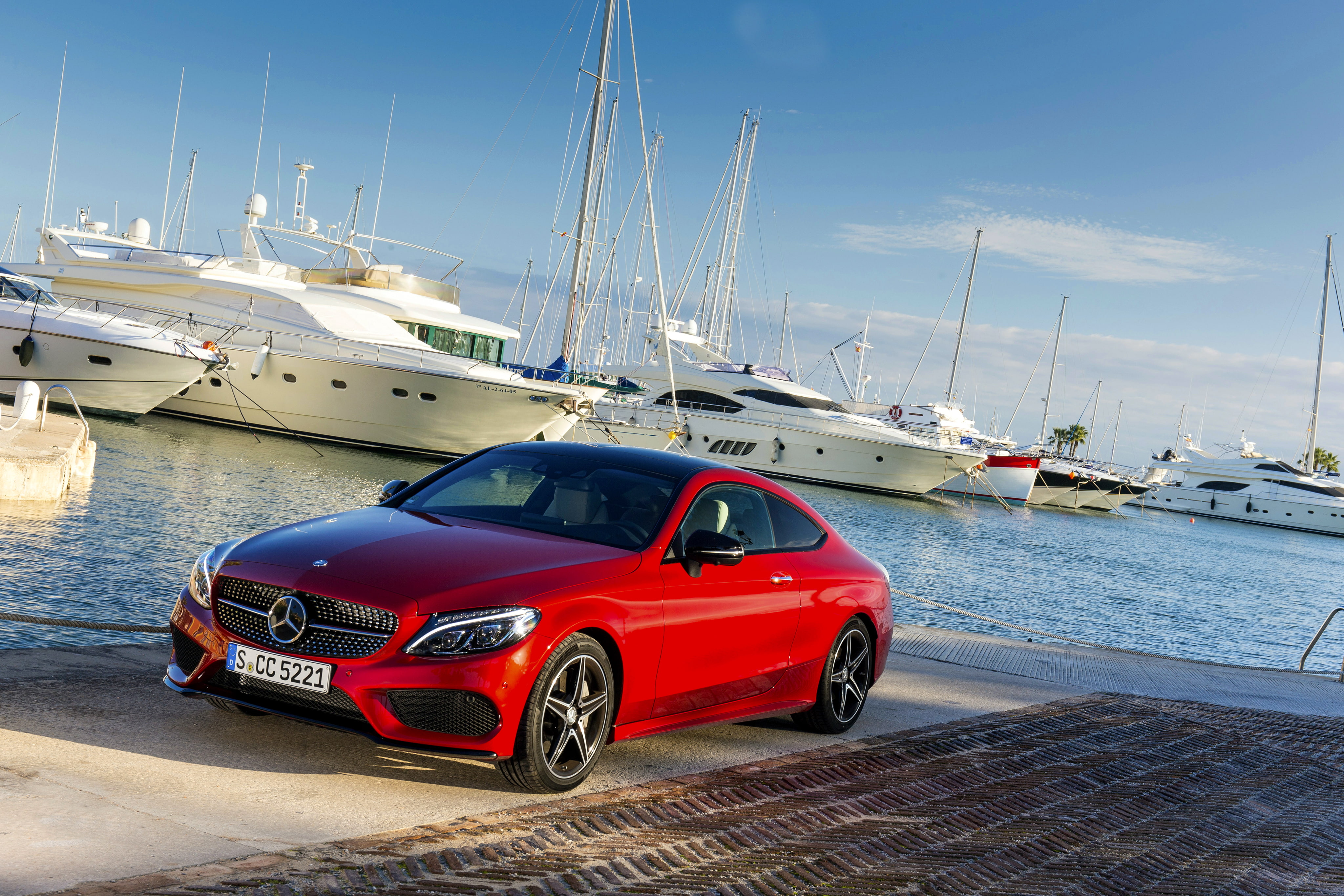 4K, Coupe, Mercedes, C205, Mercedes-Benz, C-Class, HD Wallpaper