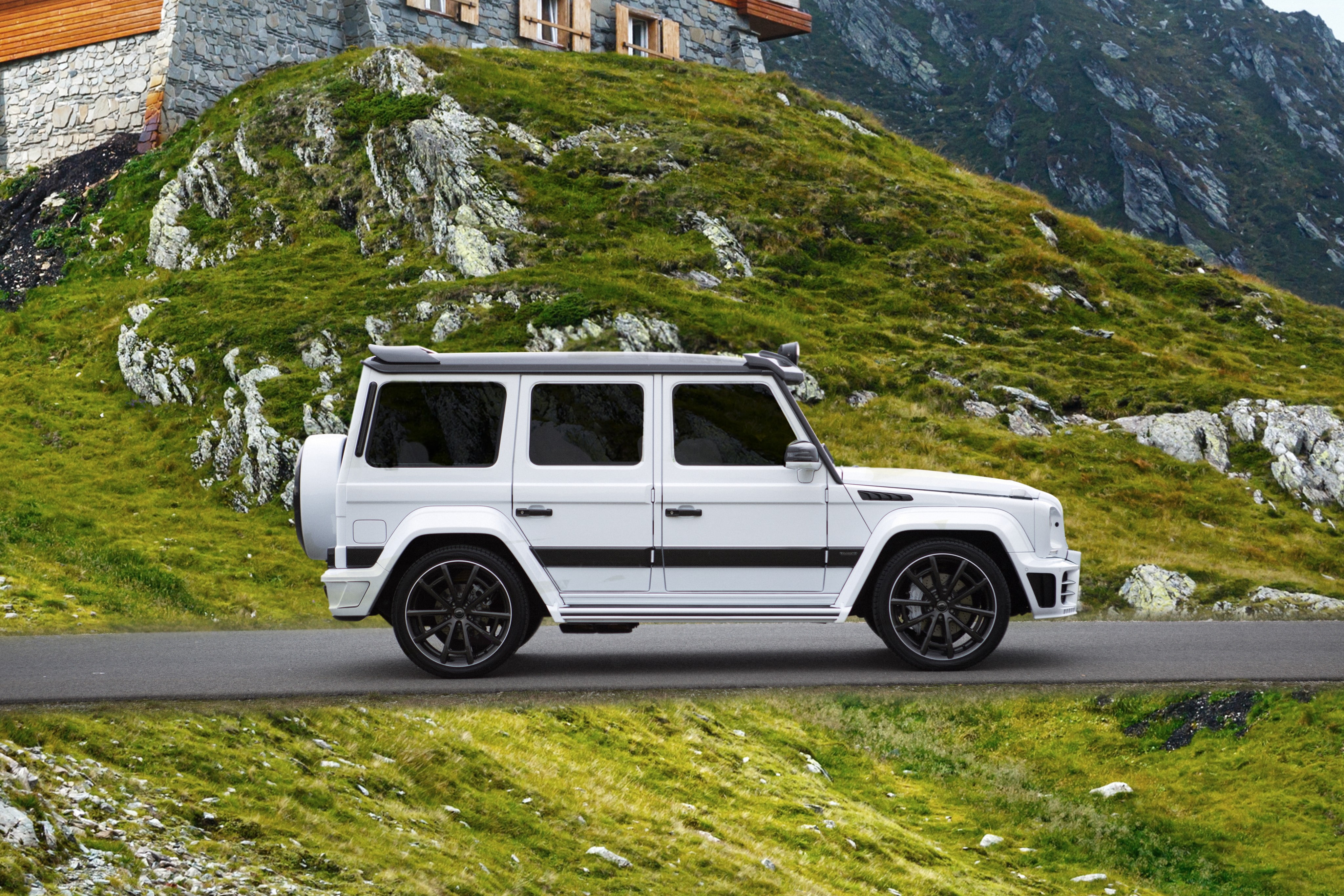 Mercedes G63, Mansory Gronos (W463), Geneva Auto Show 2016, SUV, 4K, HD Wallpaper