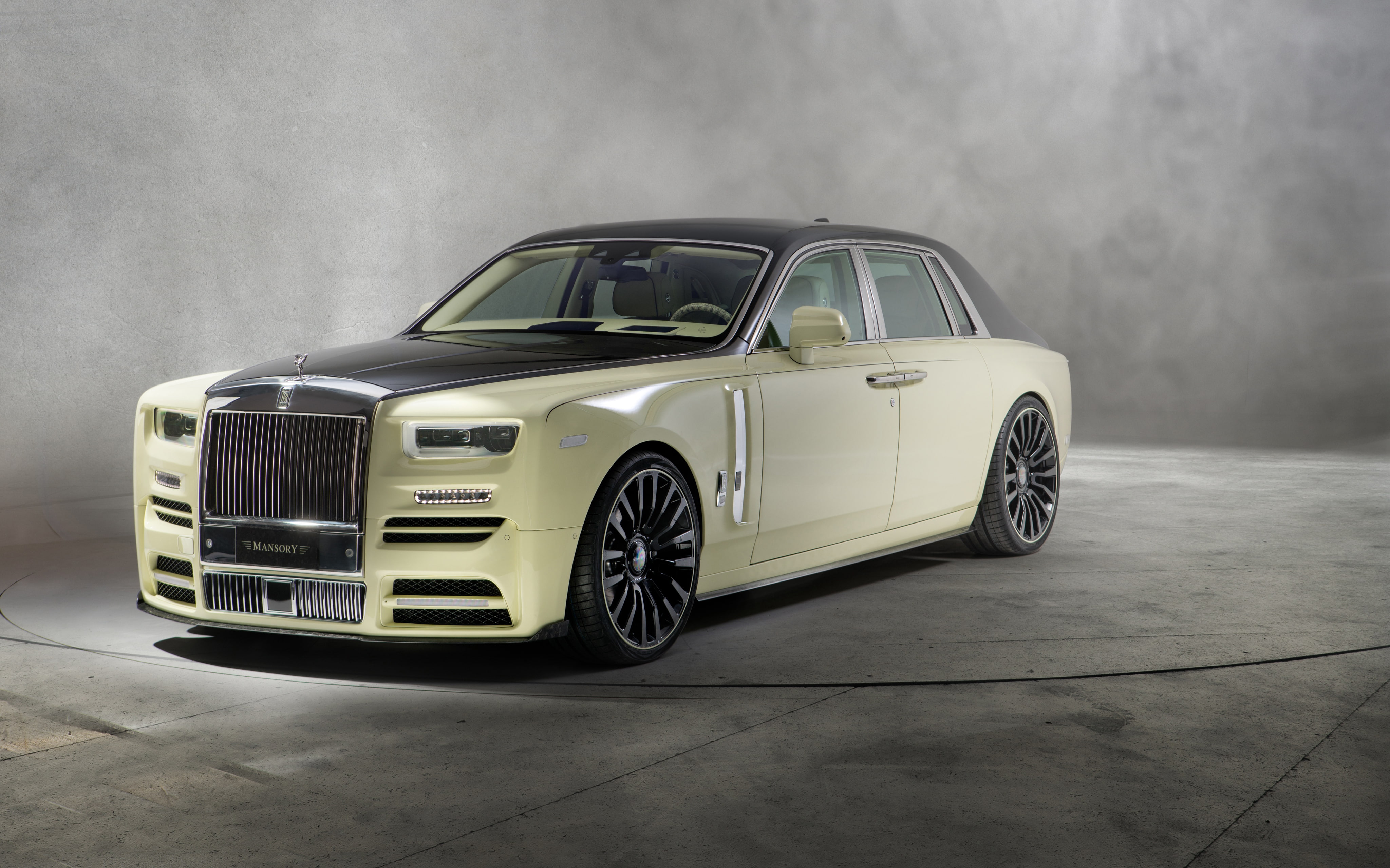land vehicle, indoors, retro styled, Rolls, Mansory, k, no people, Phantom, road, the past, 2018, car, motor vehicle, city, Bushukan, history, motion, 4K, HD Wallpaper