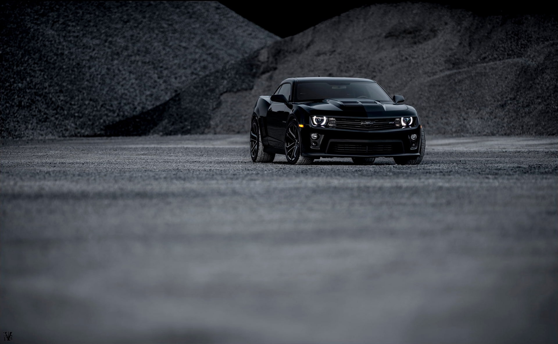 Andrew Thompson, ZL1, black, Chevrolet, 1080P, Camaro, HD Wallpaper