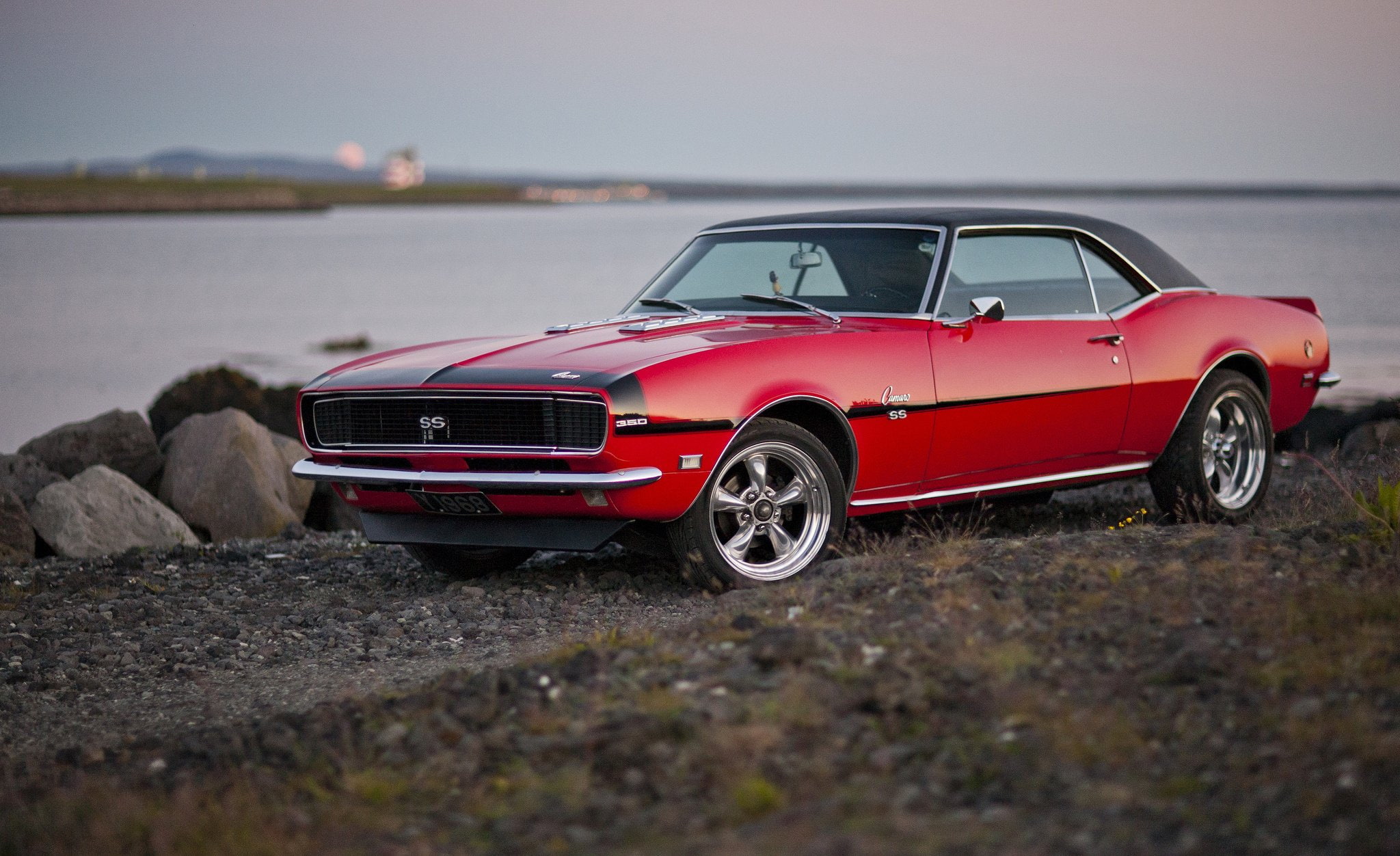 1968, hot, r s, rod, rods, chevrolet, s s, classic, camaro, muscle, 1080P, HD Wallpaper