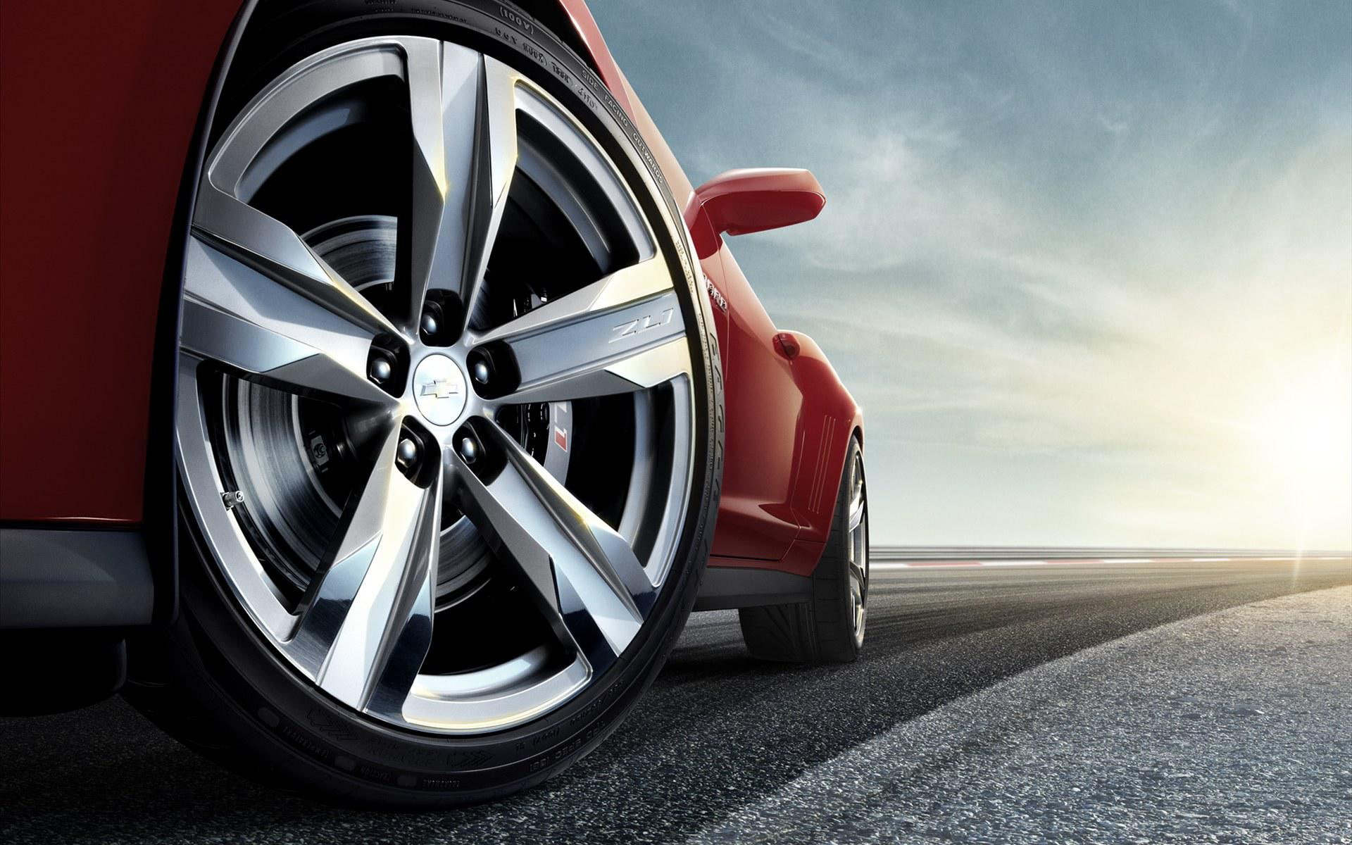 wheel, zl, chevrolet, camaro, chrome, tire, 1080P, cars, spokes, 2012, HD Wallpaper