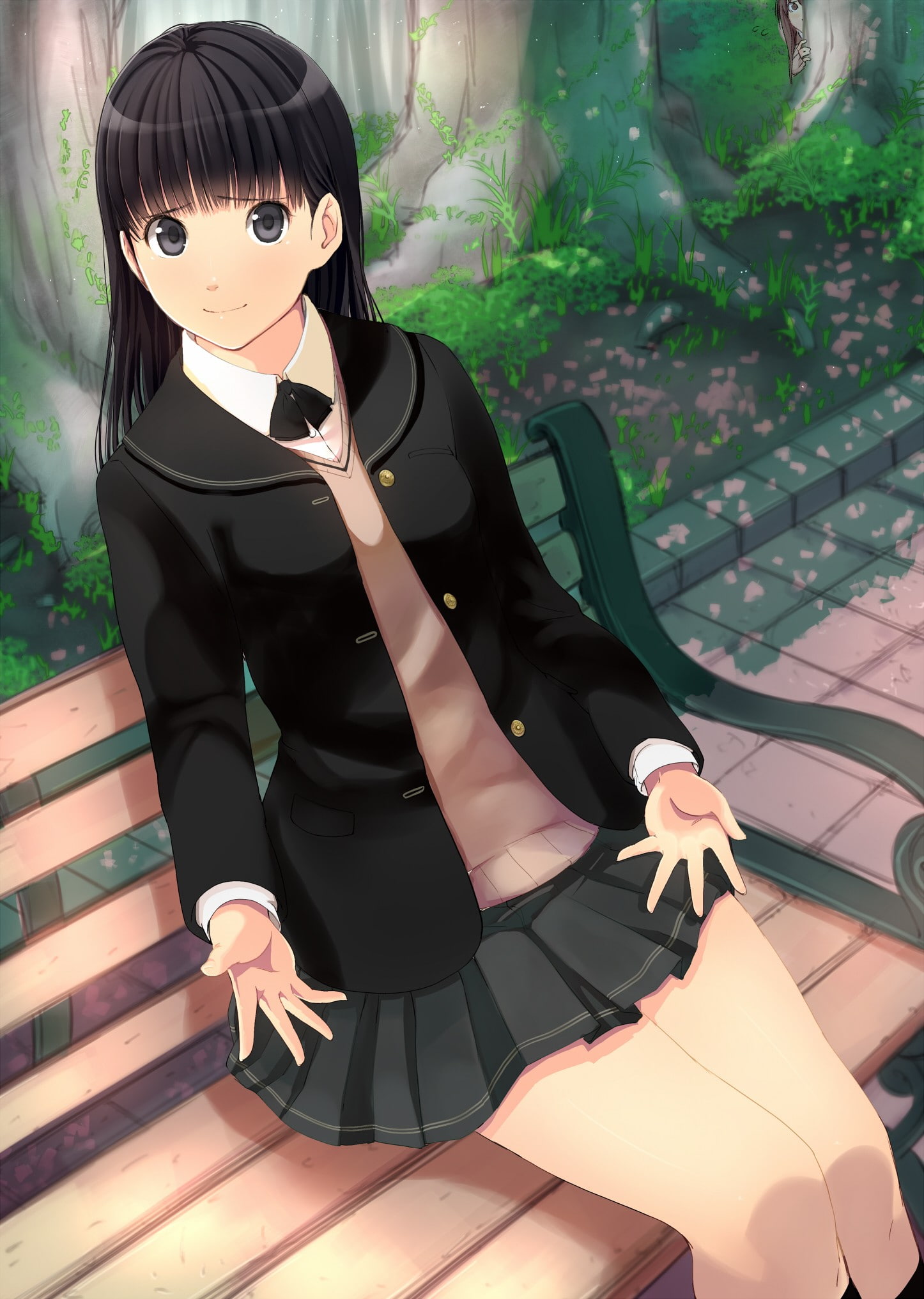 looking at camera, young adult, adult, Ayatsuji Tsukasa, business person, women, clothing, green color, Amagami SS, business, fashion, hairstyle, females, Phone HD Wallpaper