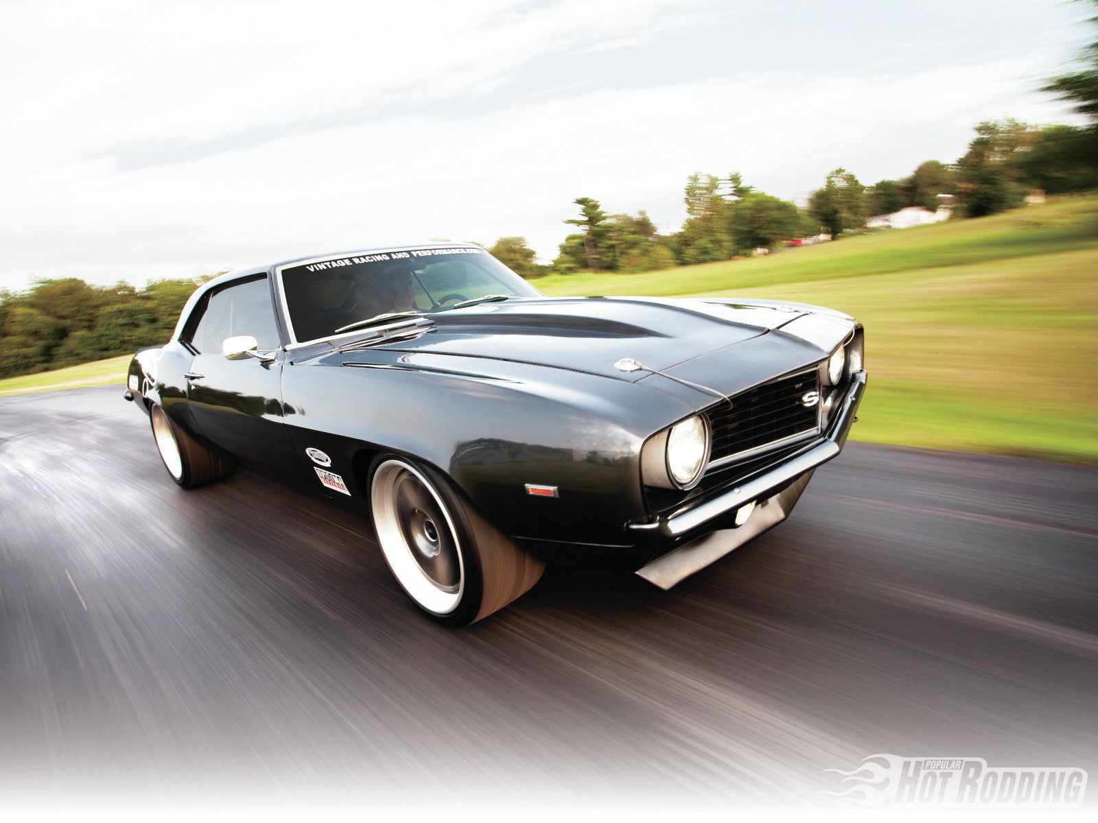 cars, muscle, ss badge, hot, camaro, rod, 1969, 720P, chevrolet, HD Wallpaper
