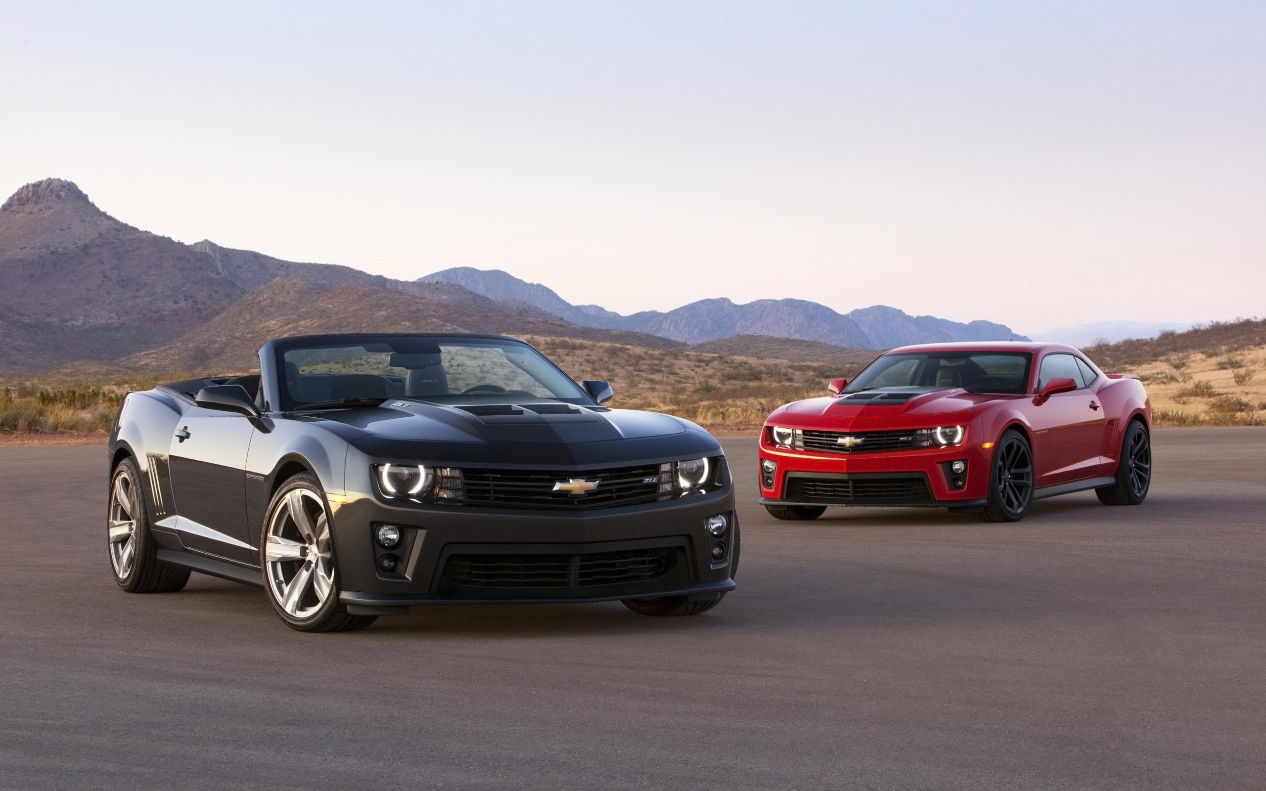chevrolet, cars, 2K, camaro, mustang, 2014, zl, HD Wallpaper