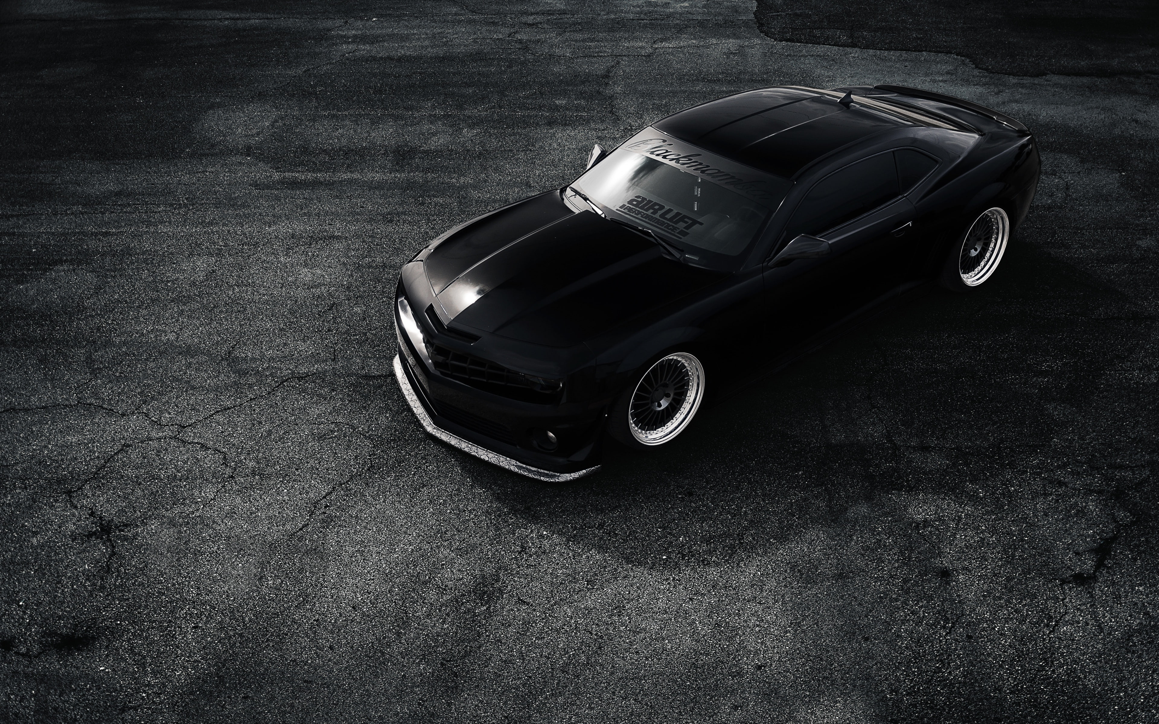chevrolet, download 3840x2400 chevrolet, black, zl1, background ultra HD, matt, camaro backgrounds, 4K, HD Wallpaper