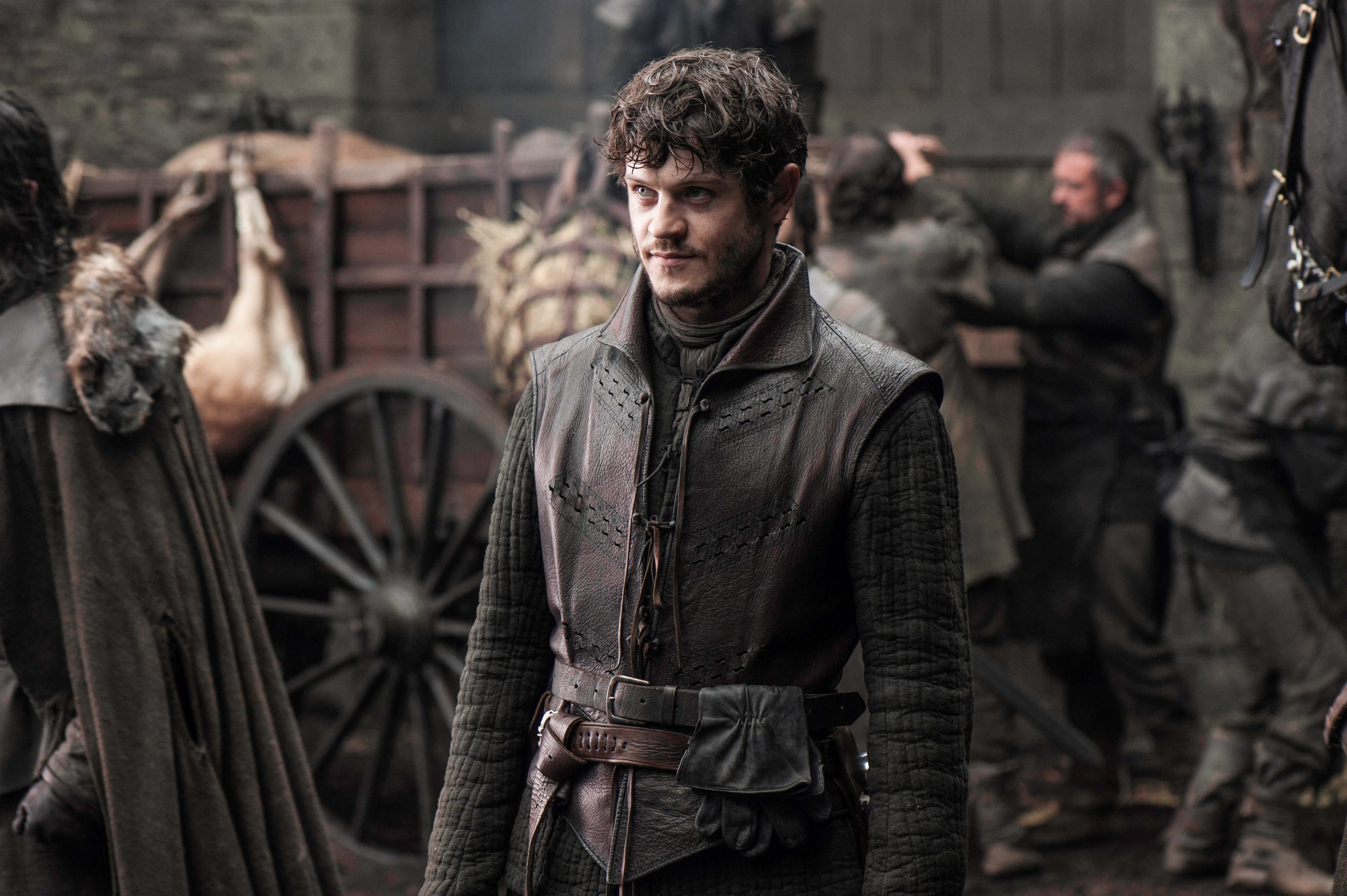 abandoned, junkyard, looking at camera, game of thrones ramsay bolton image hd, front view, transportation, people, 4K, hairstyle, day, waist up, standing, HD Wallpaper