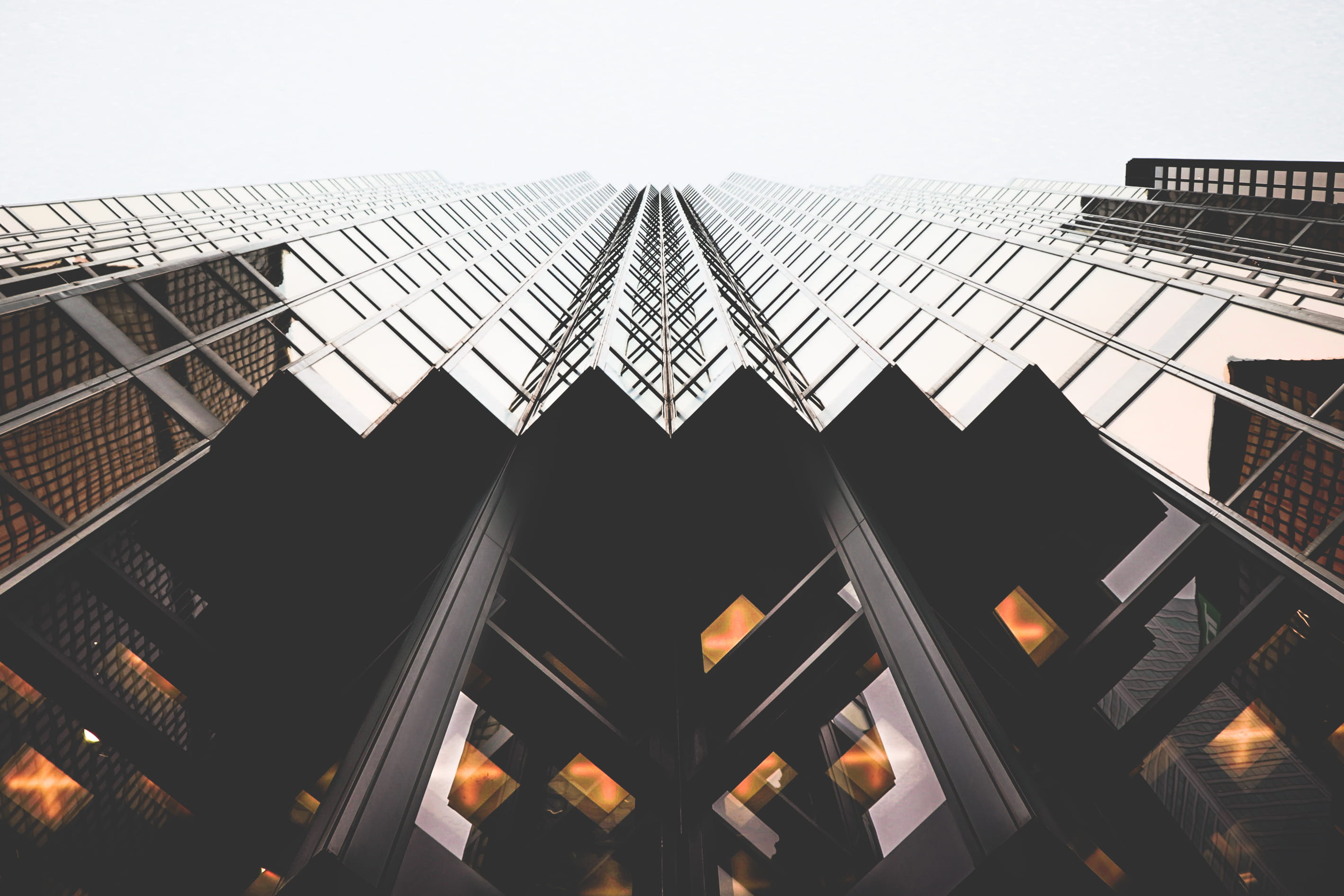 spire, town, no people, apartment, toronto, sky, urban, up, metropolis, modern, residential district, low angle view, built structure, steeple, angle, 2K, HD Wallpaper