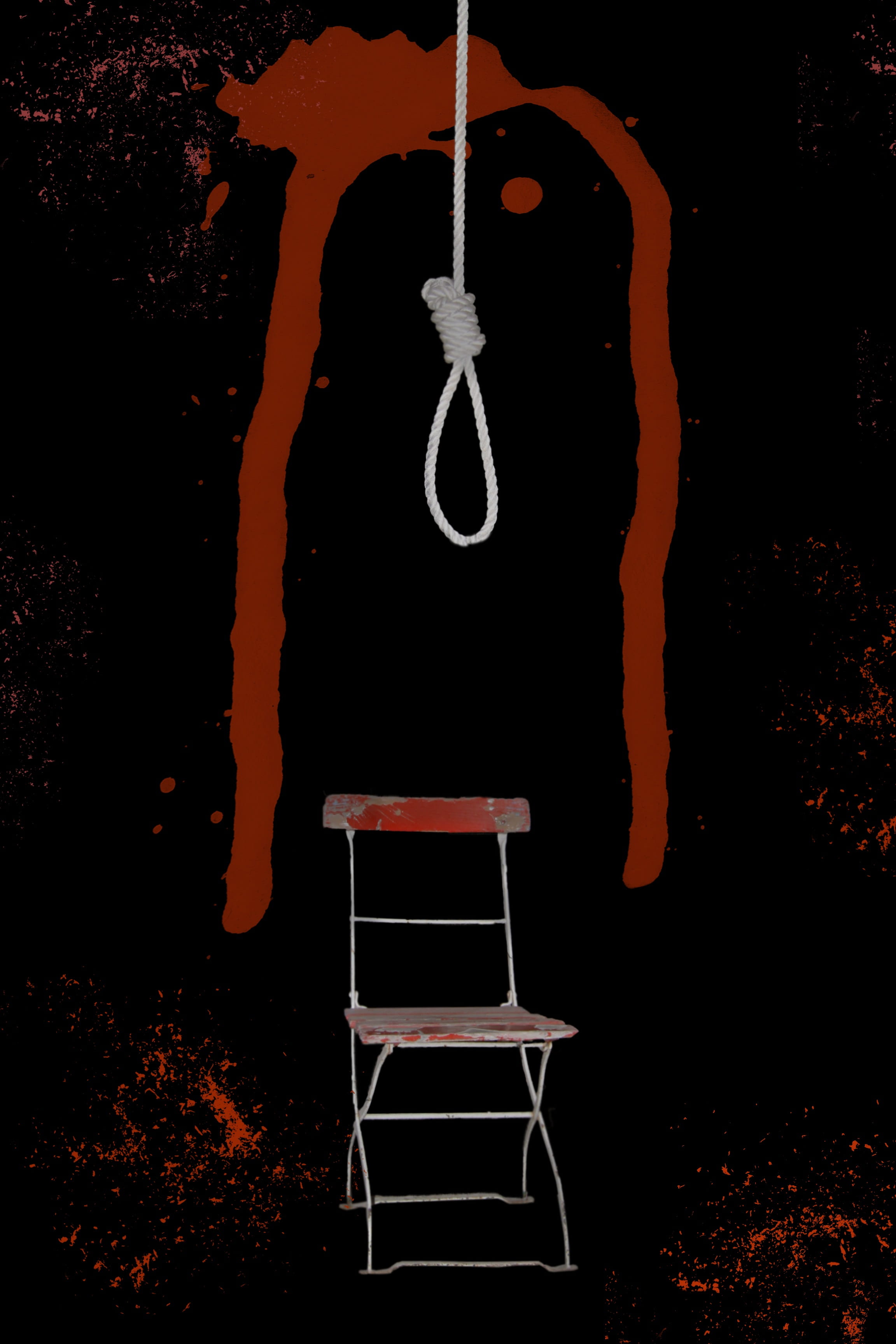 red, depend, no people, architecture, sitting, night, plant, land, stilllebenr, absence, folding chair, spooky, rope, seat, outdoors, music, ladder, 2K, Phone HD Wallpaper