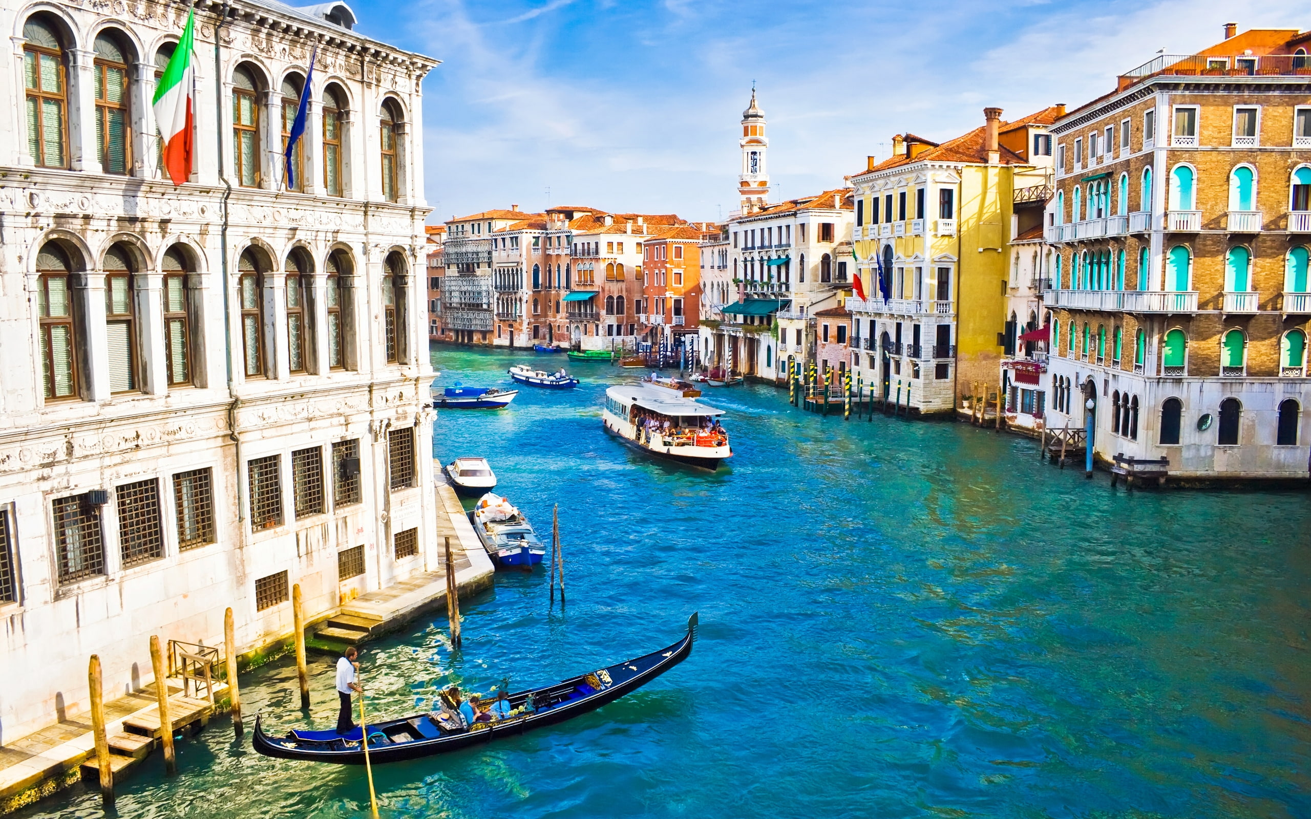 excitement, venice, water, gondola, 2K, pleasure, beautiful, HD Wallpaper