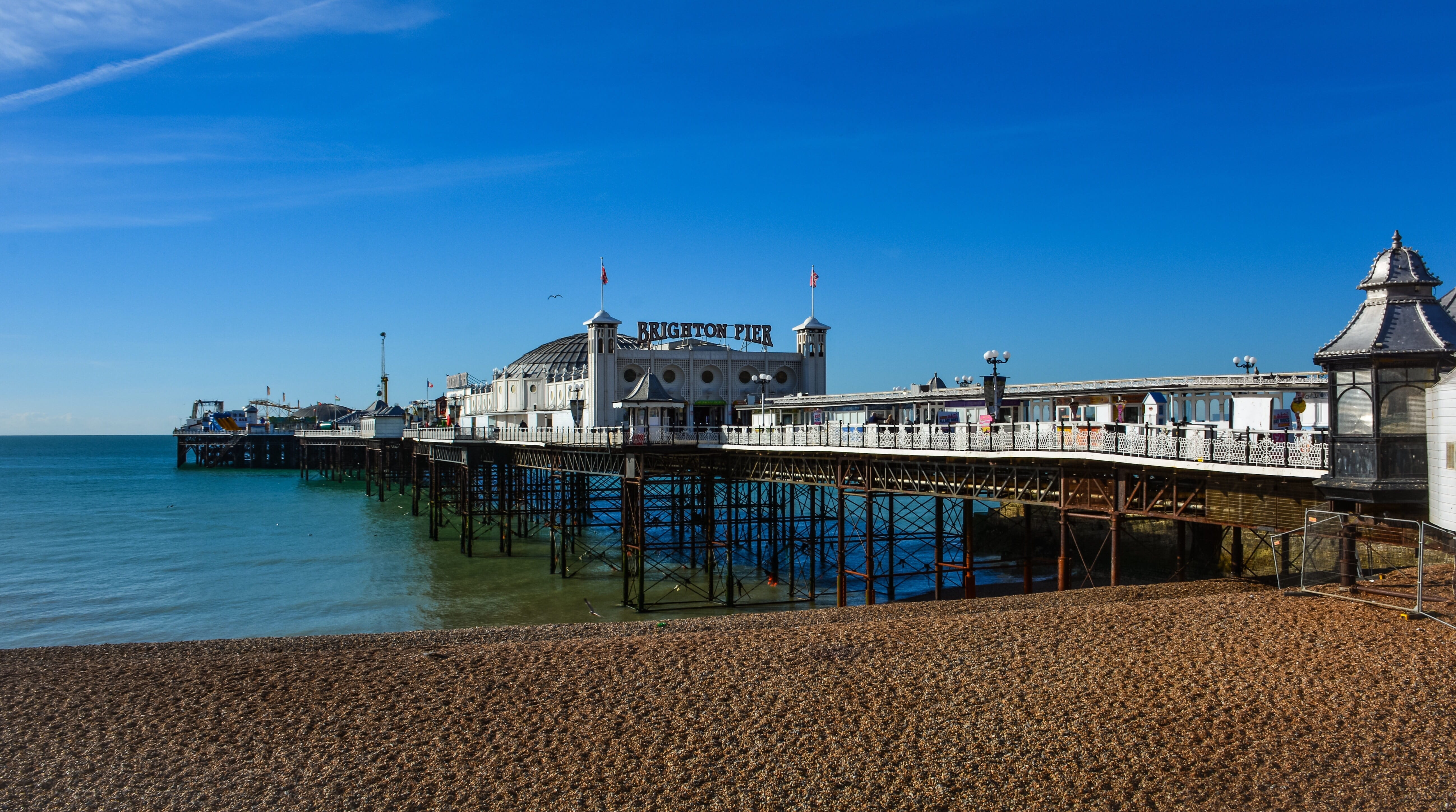 pier, building, nature, fun, travel, land, built structure, station, day, water, 5K, no people, attraction, travel destinations, outdoors, sea, famous, HD Wallpaper