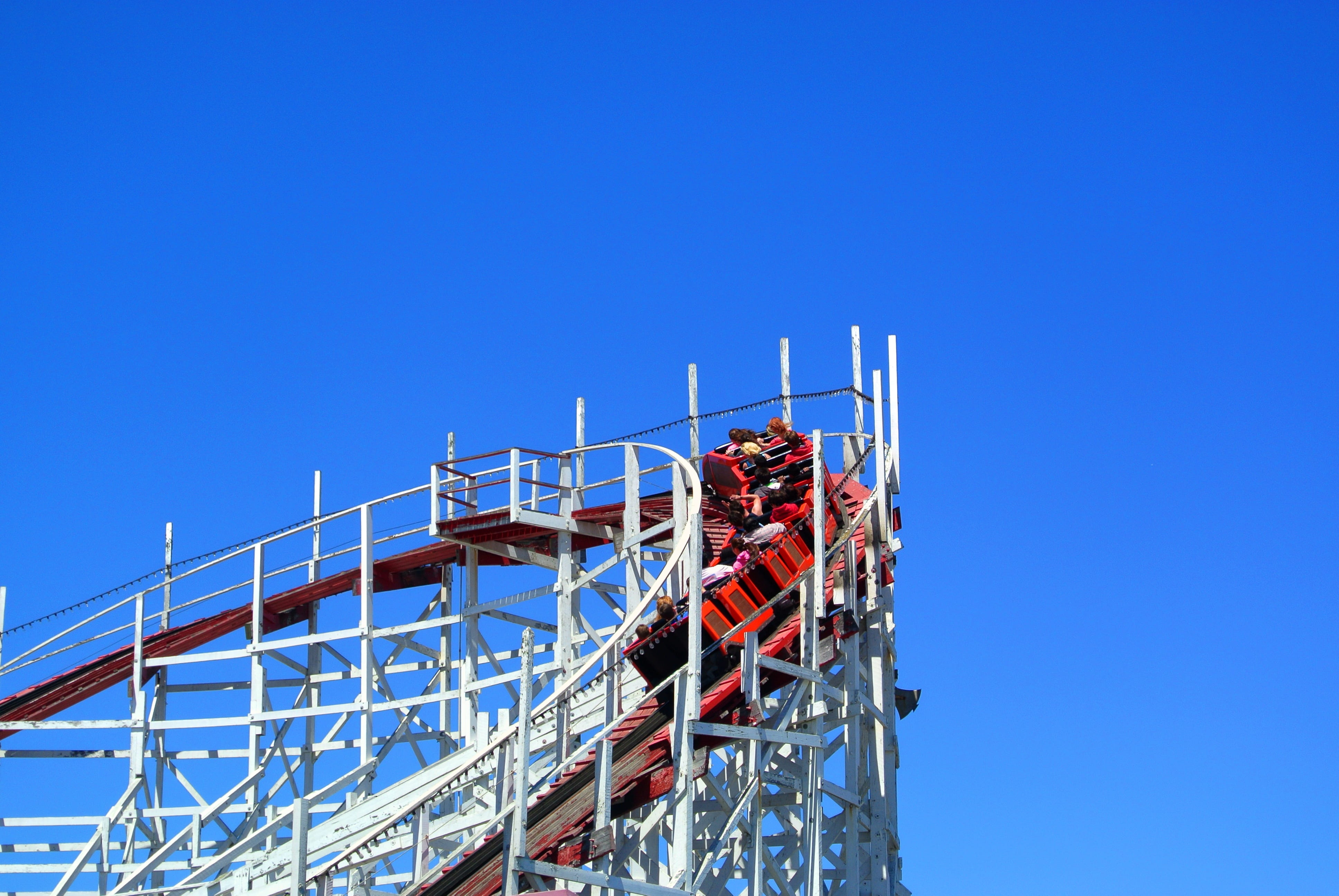 industry, coworker, working, nostalgic, ride, architecture, giant dipper, occupation, people, santa cruz, santa cruz beach boardwalk, retro, entertainment, HD Wallpaper