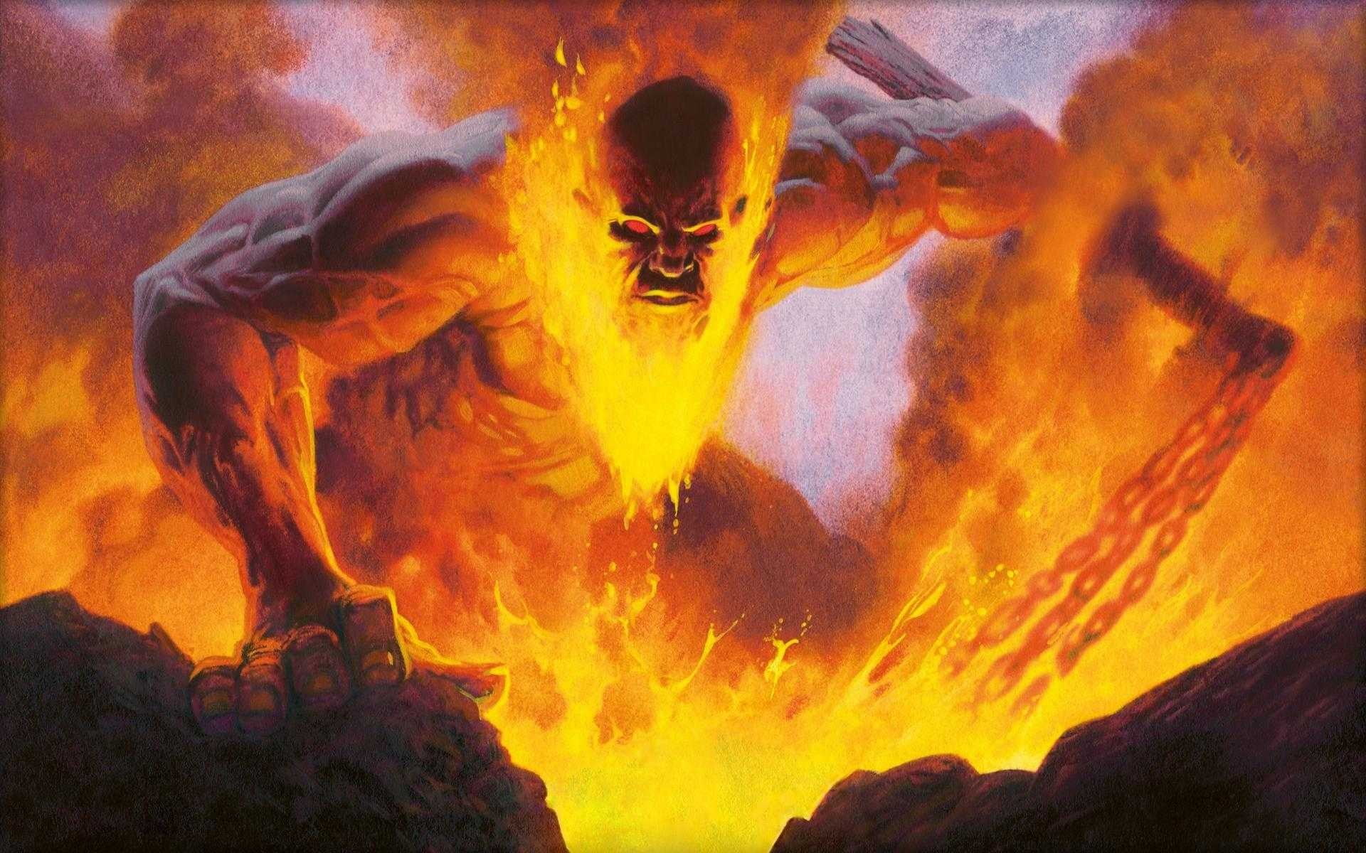 aggression, sign, day, anger, mammal, 1080P, flame, fire - natural phenomenon, painting, burning, outdoors, motion, yellow, animal, orange color, mouth open, HD Wallpaper