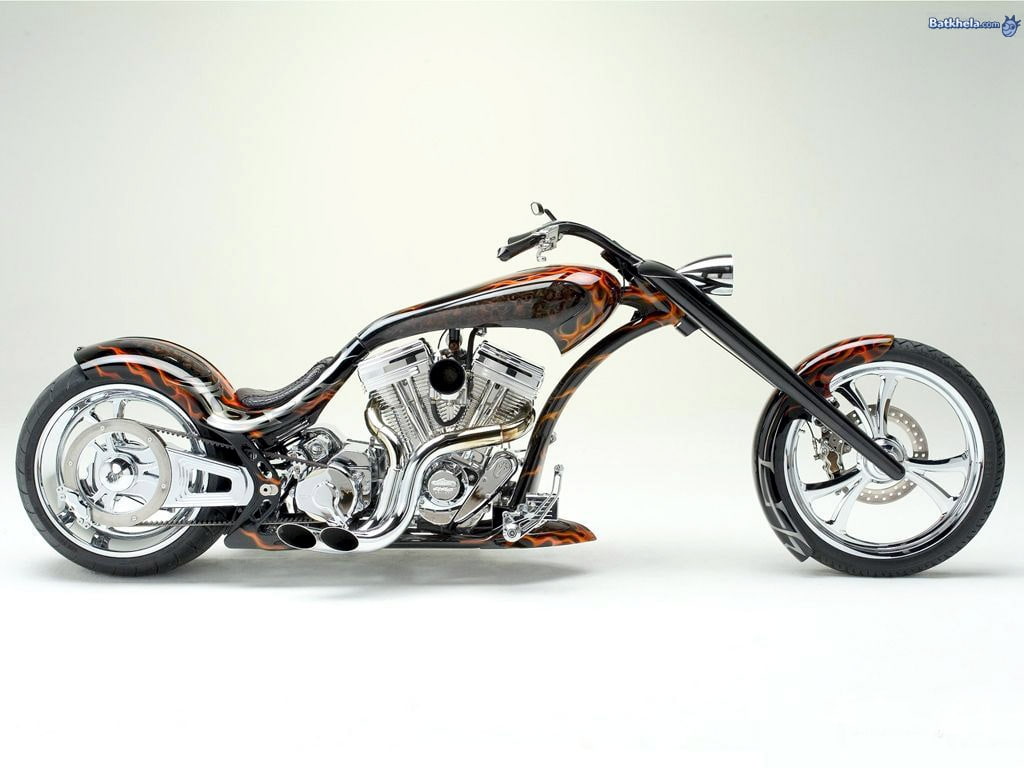 5, art, 480P, Chopper, bike, hd, motorcycles, HD Wallpaper