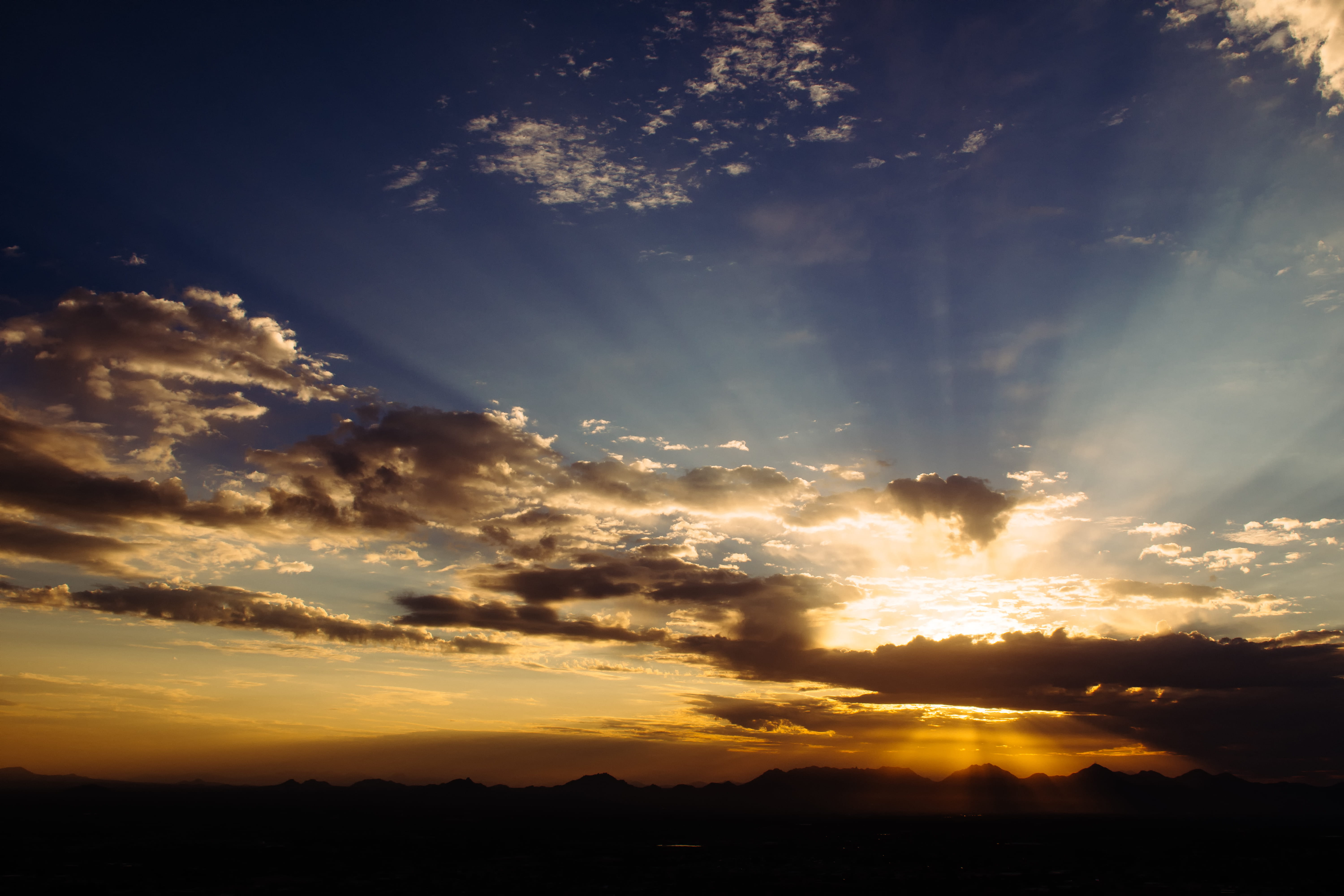 scenics - nature, environment, sunrise, never stop exploring, desert, sunlight, summer, optoutside, outdoors, dramatic sky, bright, phoenix, no people, HD Wallpaper