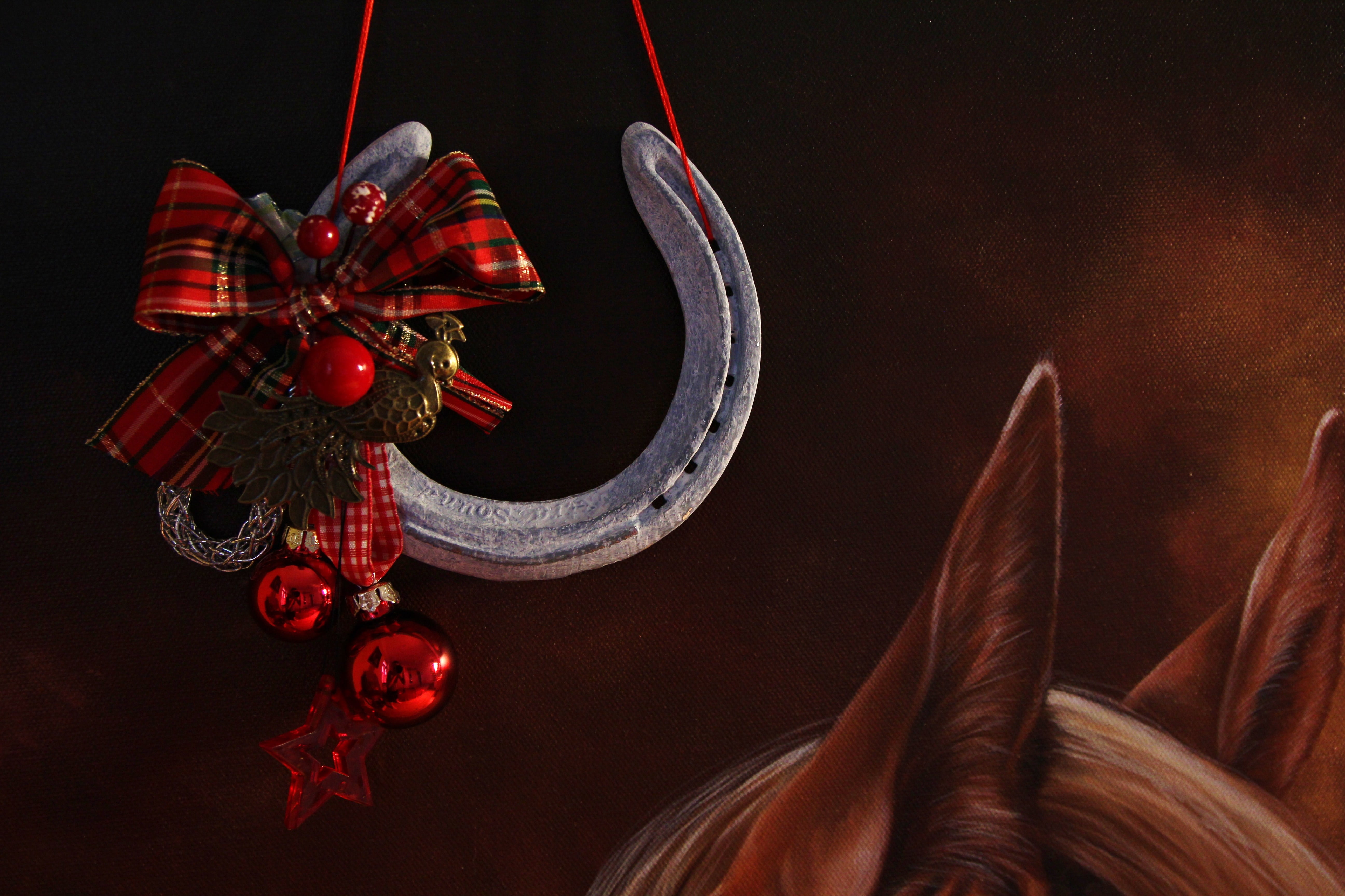 studio shot, gift, horseshoe, backgrounds, 5K, holiday - event, textile, night, food, painting, no people, nostalgic, fruit, horse, indoors, decoration, HD Wallpaper