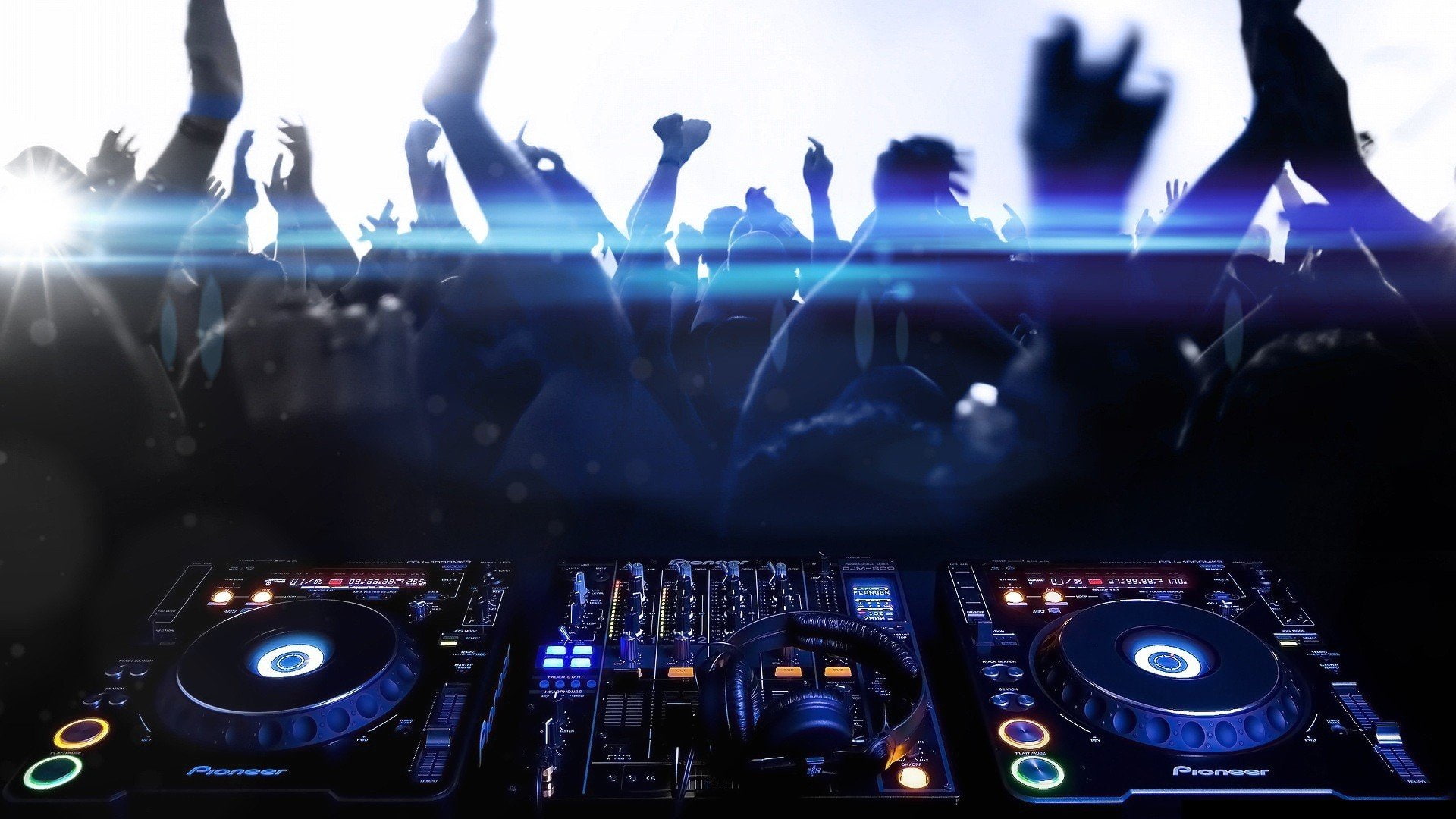 pioneer, music, techno, party, 1080P, 800, cdj 1000, djm, HD Wallpaper