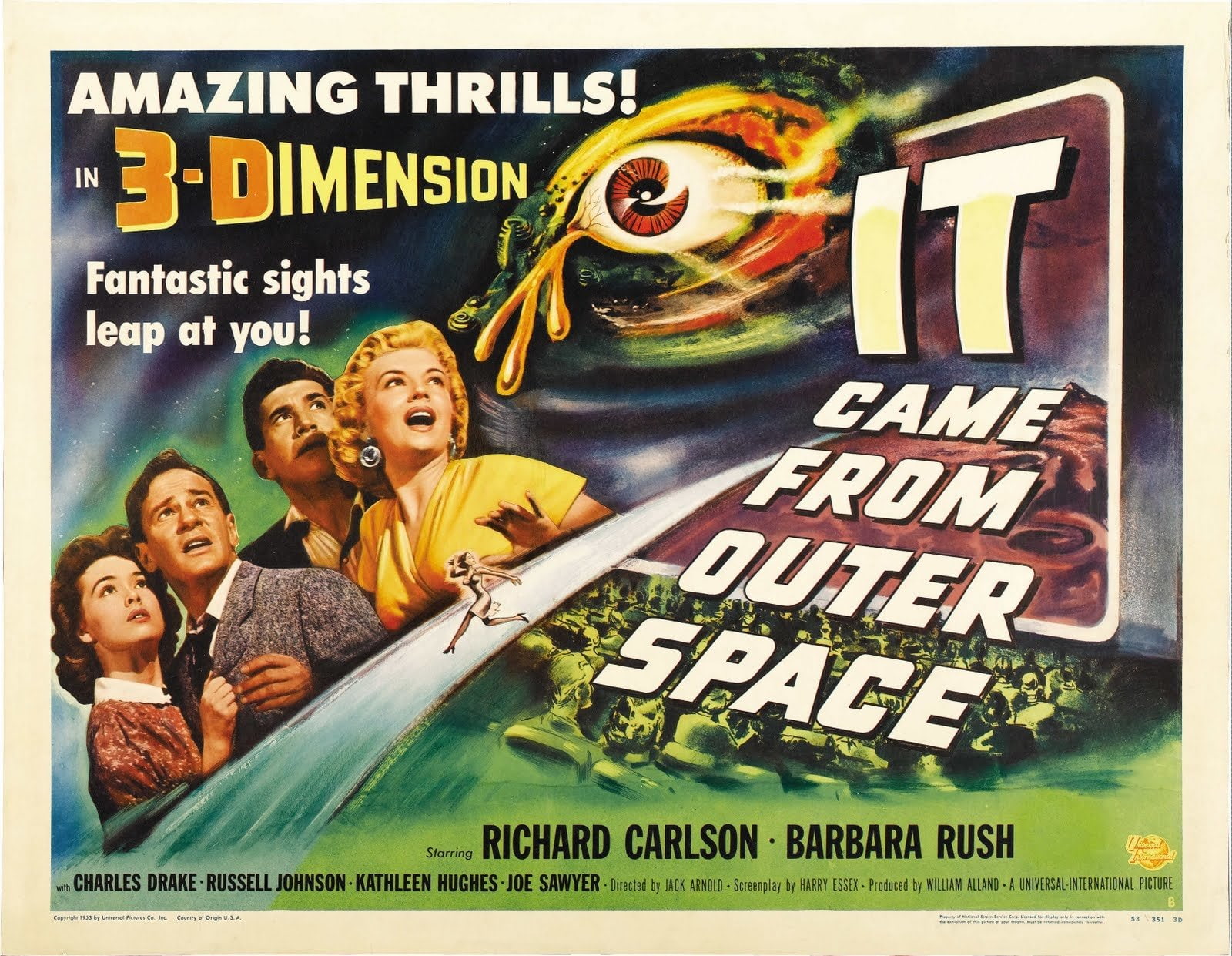 Movie, Horror, Sci Fi, It Came from Outer Space, Alien, 720P, HD Wallpaper