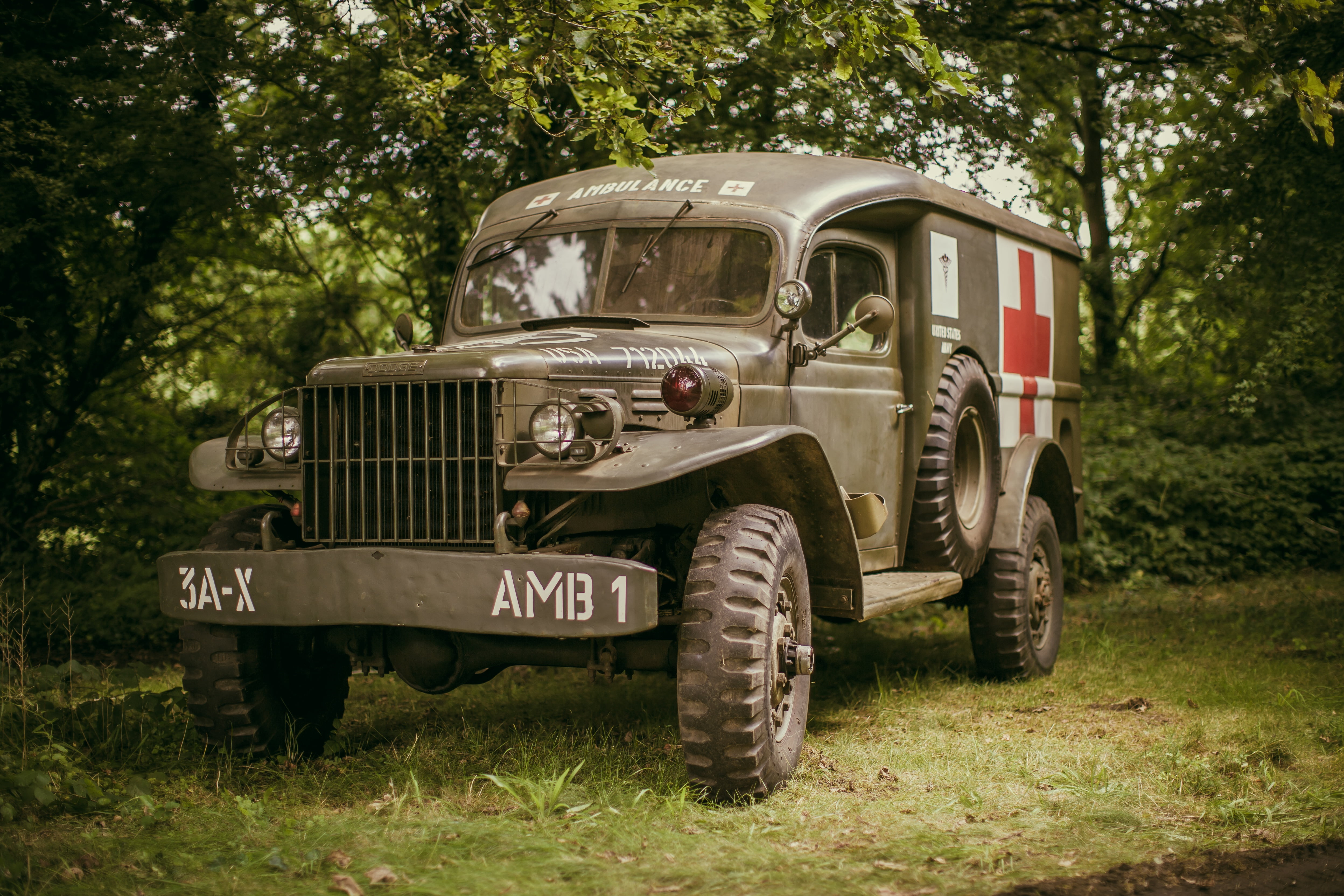 4K, specialized, Dodge, WC 54, medical car, HD Wallpaper