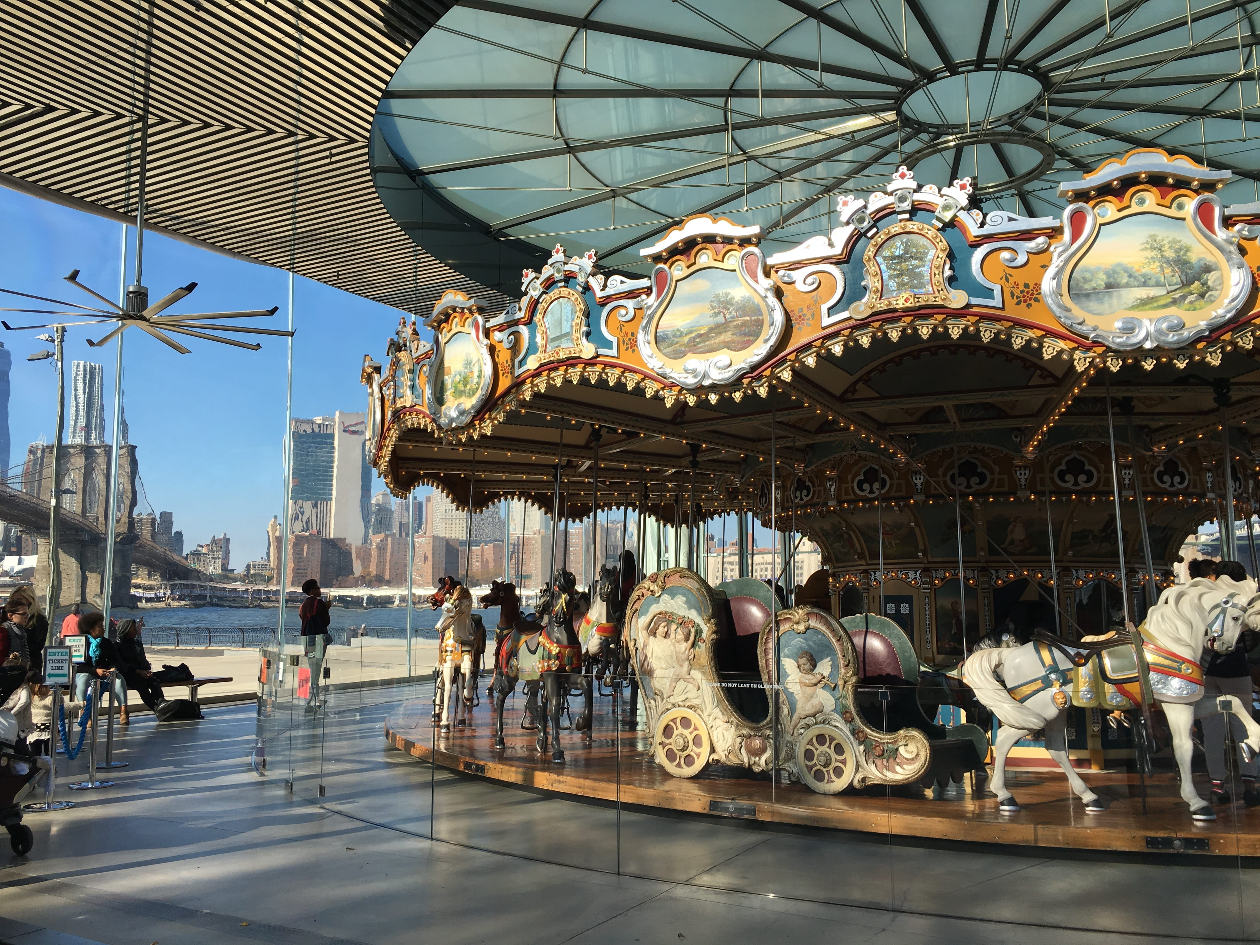 day, travel, amusement park ride, Park, group of people, men, building exterior, park, architecture, sky, carousel, arts culture and entertainment, amusement park, HD Wallpaper