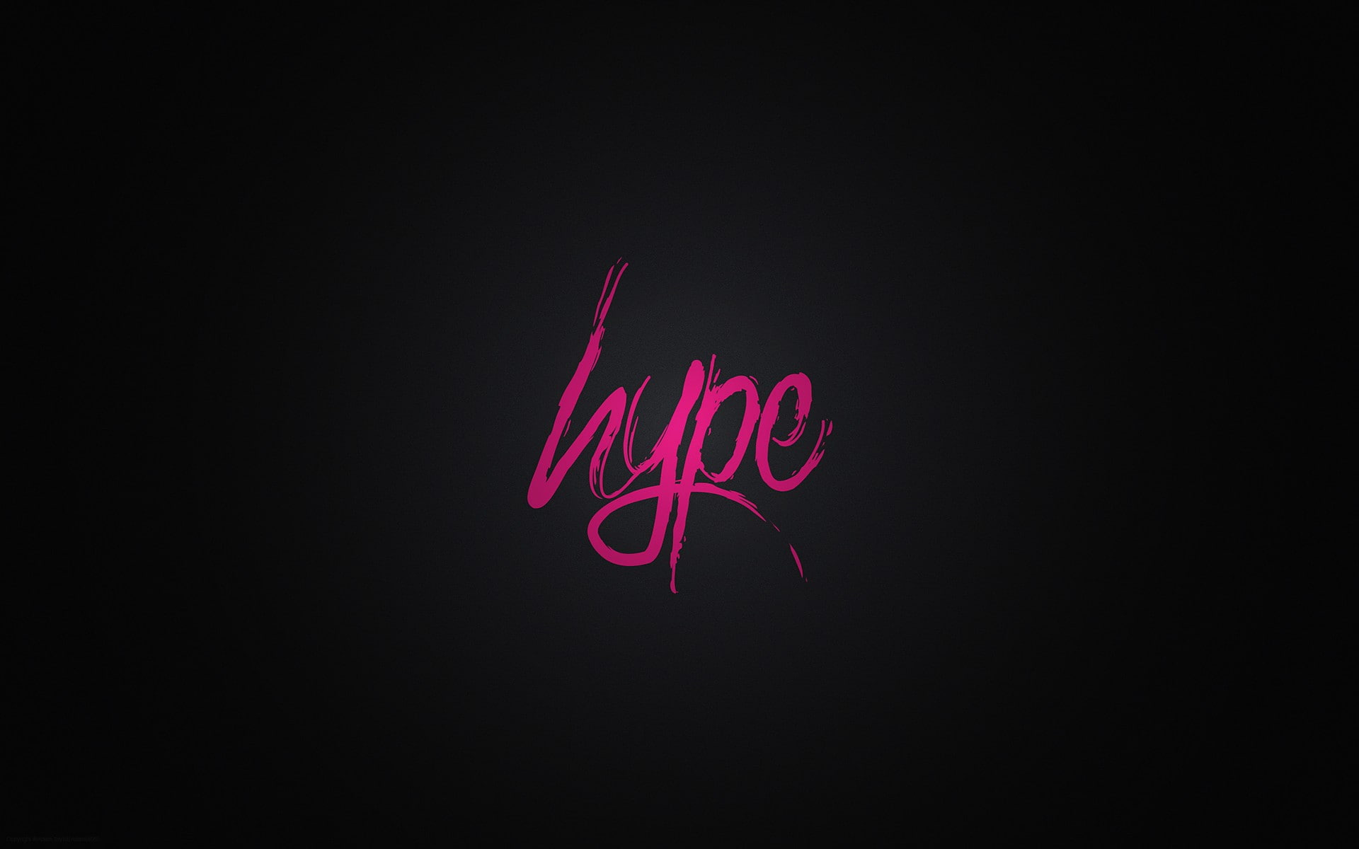 simple background, 1080P, DeviantArt, Hype, black, typography, pink, minimalism, HD Wallpaper