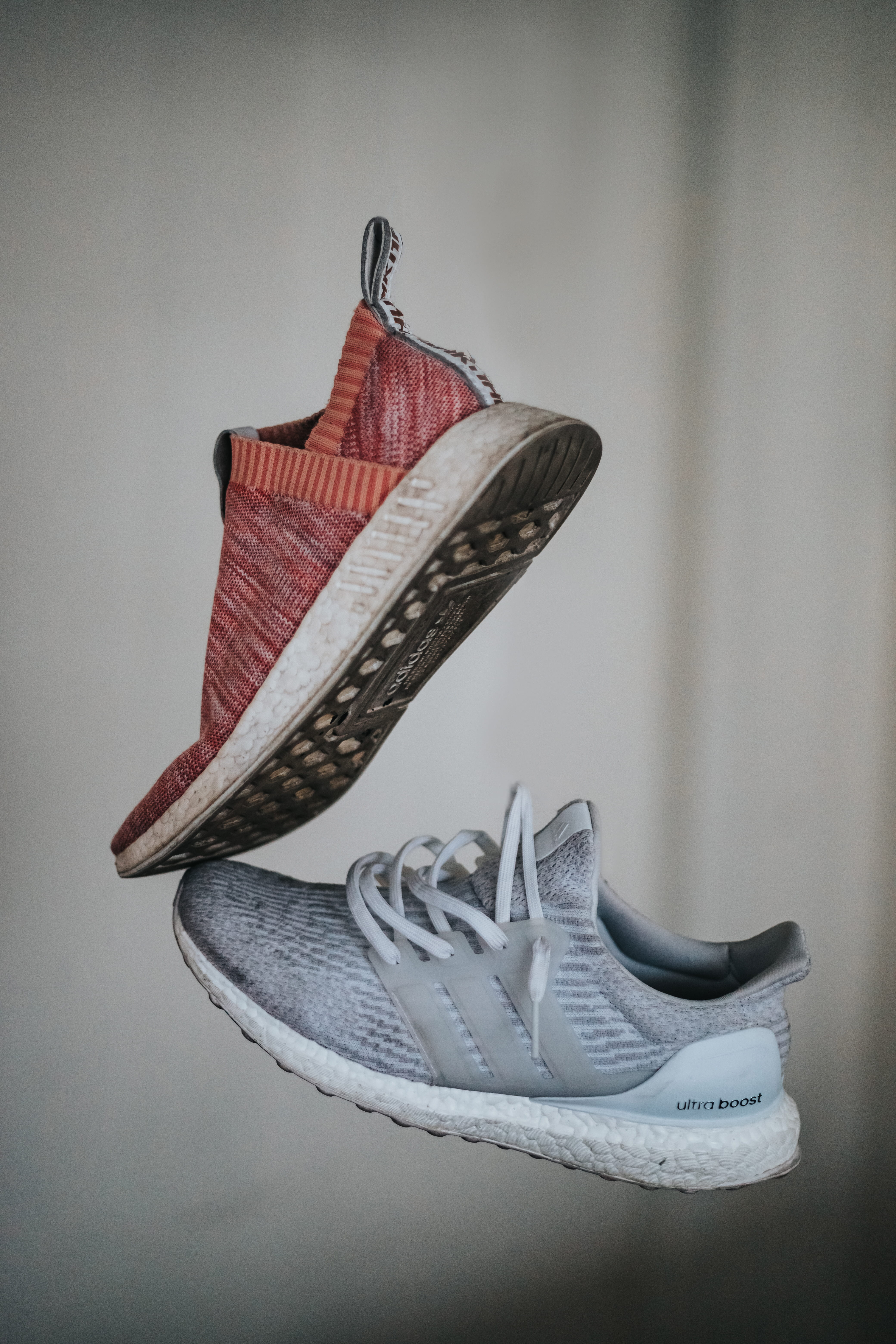 menswear, levitation, white, sneakers, close-up, running shoes, floating, no people, mid, sneaker, vignette, personal accessory, womenswear, running, two objects, Phone HD Wallpaper
