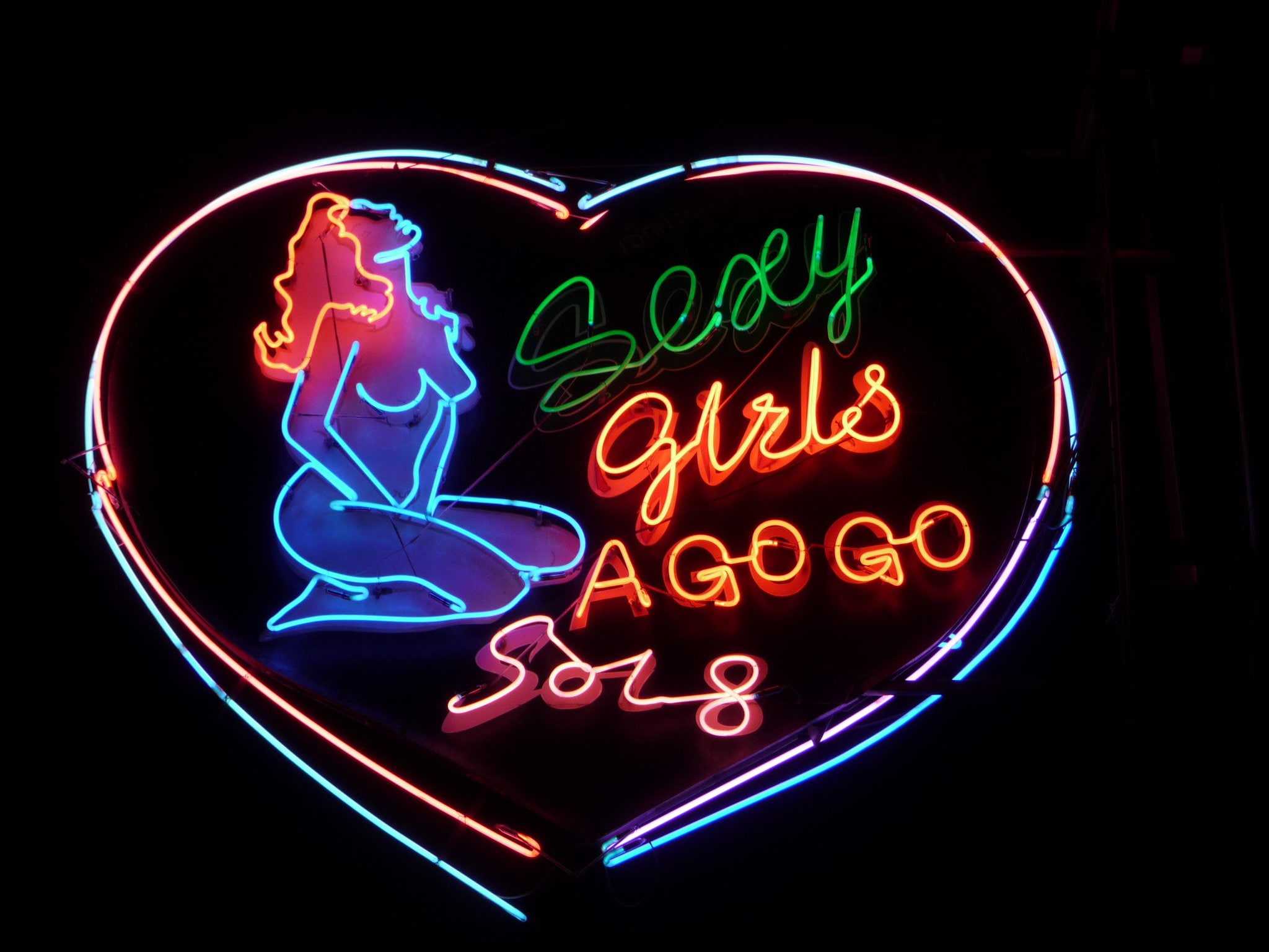 neon, food, color, vacancy, bar, cities, restaurant, night, road, lights, market, 1080P, office, hotel, motel, street, casino, HD Wallpaper