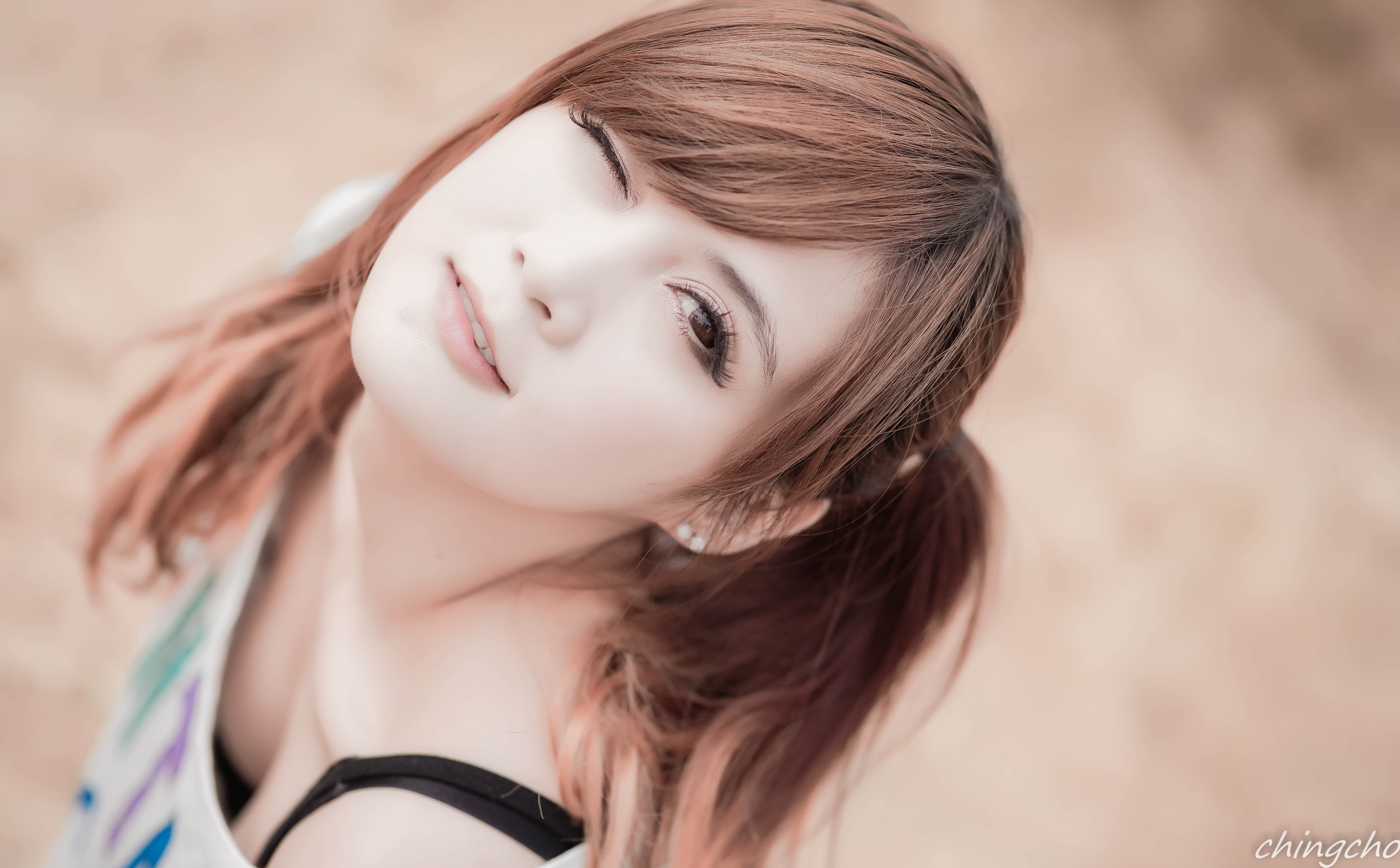s, portrait, hairstyle, Photography, Beauty, indoors, hair, 5K, scoop, Romantic, blink, top, focus on foreground, headshot, innocence, beautiful woman, HD Wallpaper