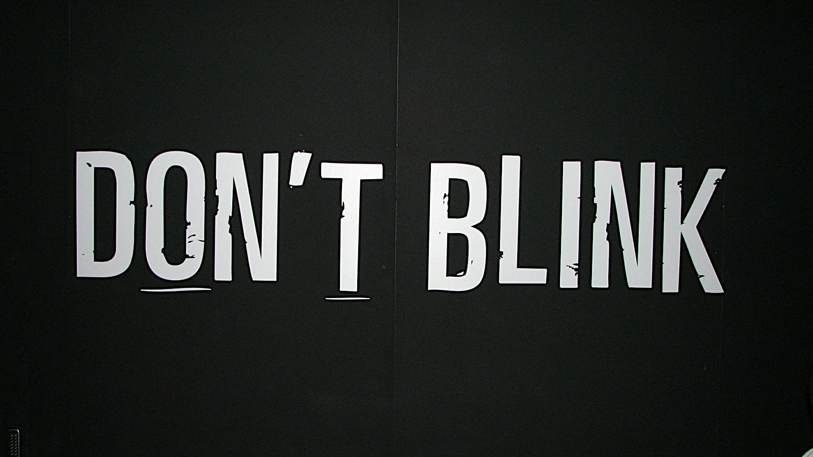720P, TV Show, text, Doctor Who, don, blink, t, HD Wallpaper