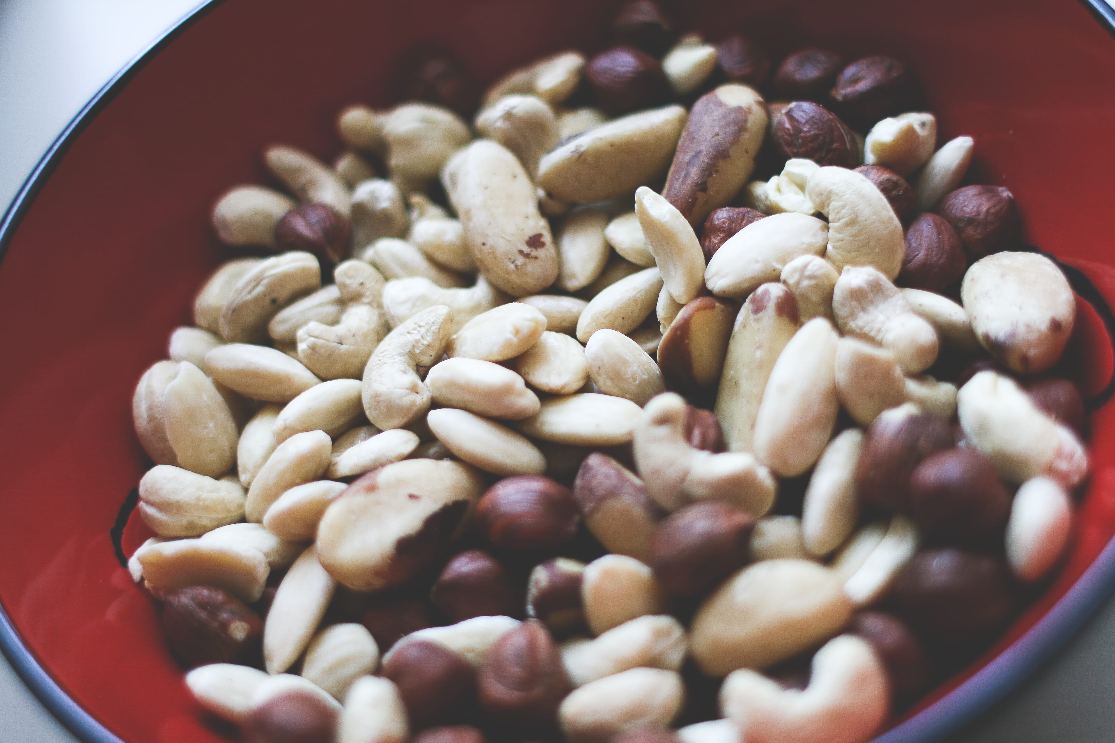 no people, freshness, snack, still life, bean, peanut - food, vegetable, wellbeing, food, food And Drink, temptation, Bowl, selective focus, high angle view, HD Wallpaper