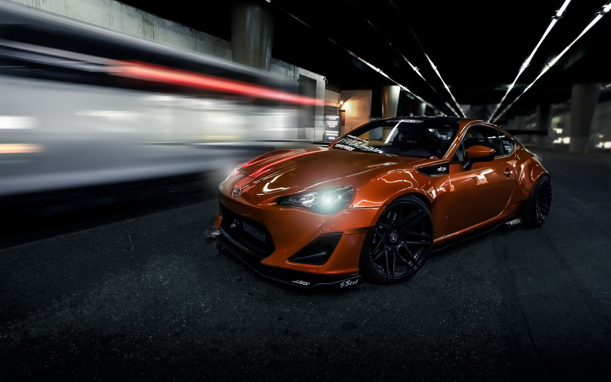 rechange, 1080P, car, tuning, toyota gt86, scion fs-r, HD Wallpaper