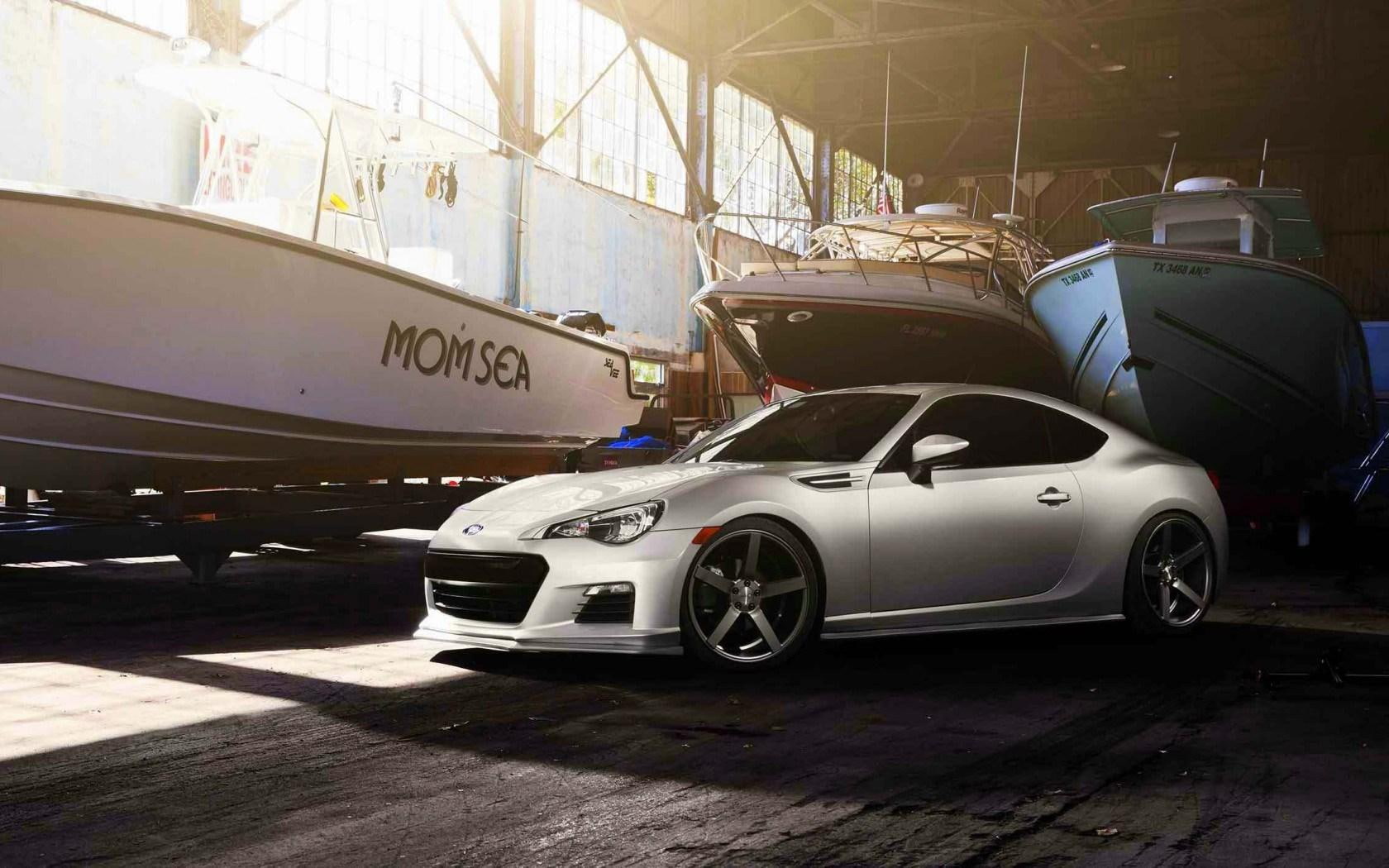 car, vossen, brz, subaru, 720P, tuning, wheels, HD Wallpaper
