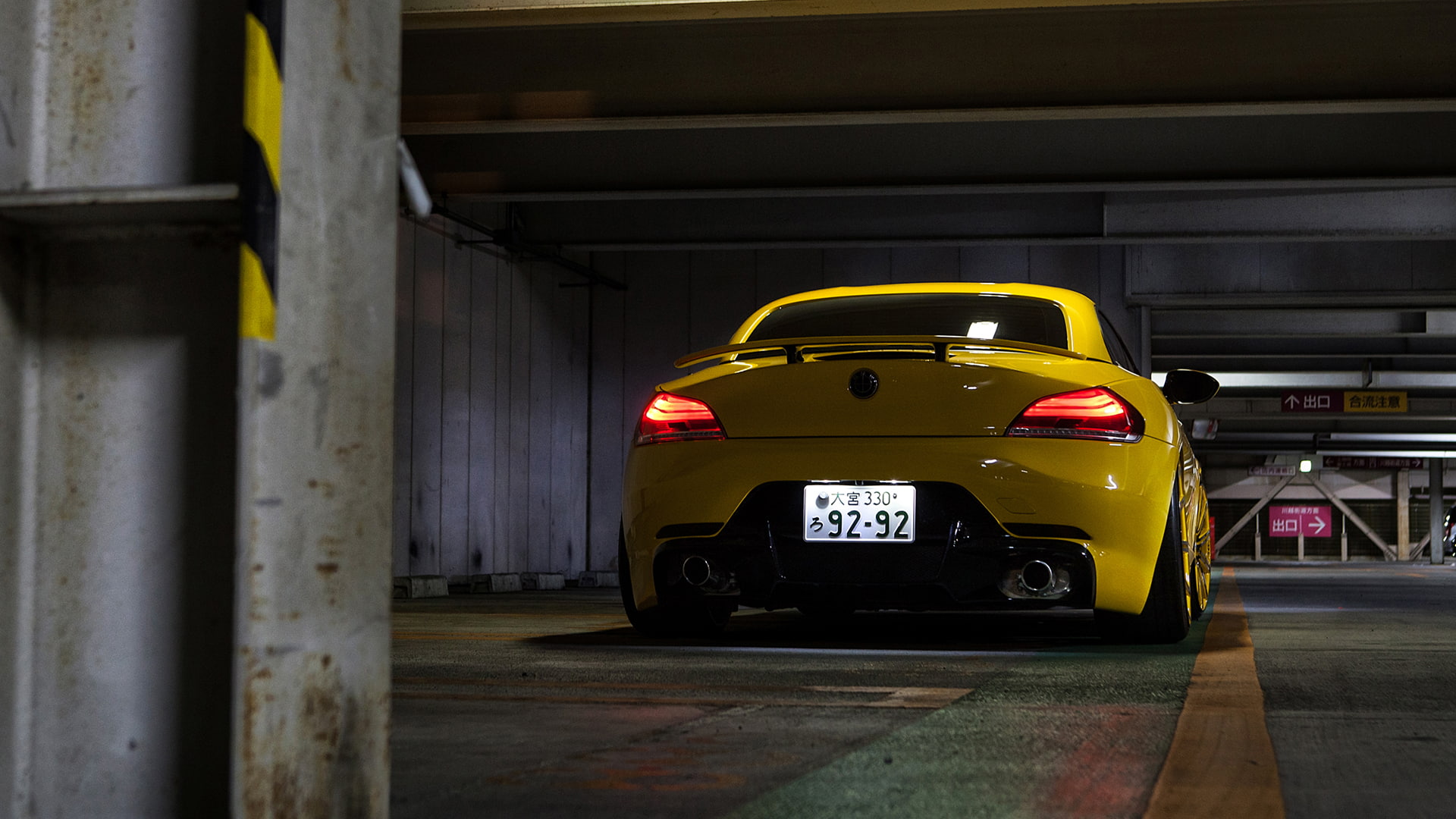 parking, hd, 1080P, cars, garage, bmw, z, z4, HD Wallpaper