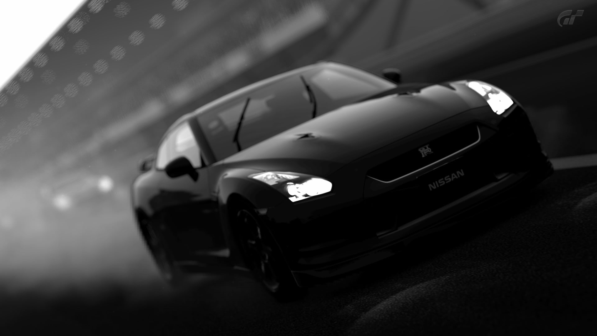 skyline, gran, cars, bw, gtr, nissan, 1080P, turismo, hd, HD Wallpaper