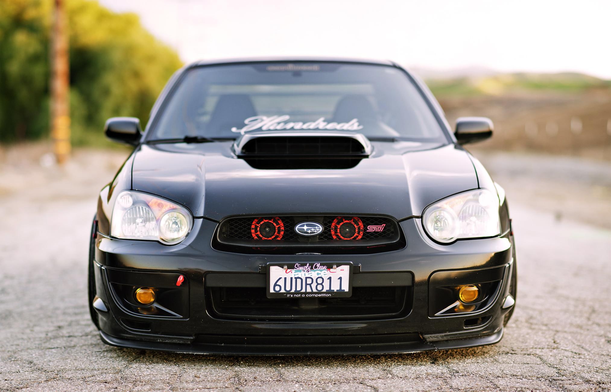 1080P, impreza, black, sti, tuning, cars, wrx, subaru, HD Wallpaper