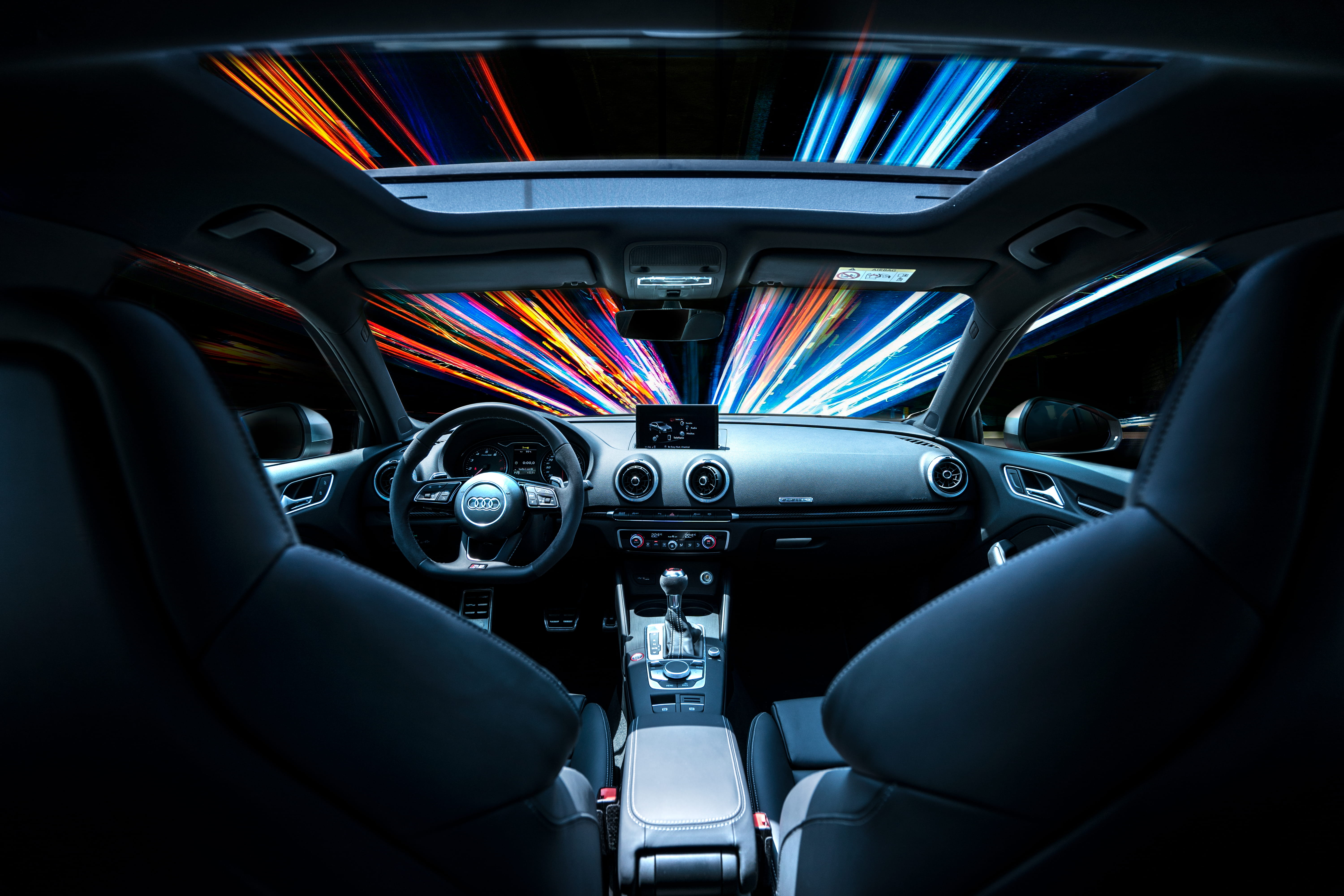 talesoflight, faster, speed, indoors, lightspeed, mode of transportation, vehicle interior, audi, emotion, speedometer, light, close-up, land vehicle, 5K, HD Wallpaper