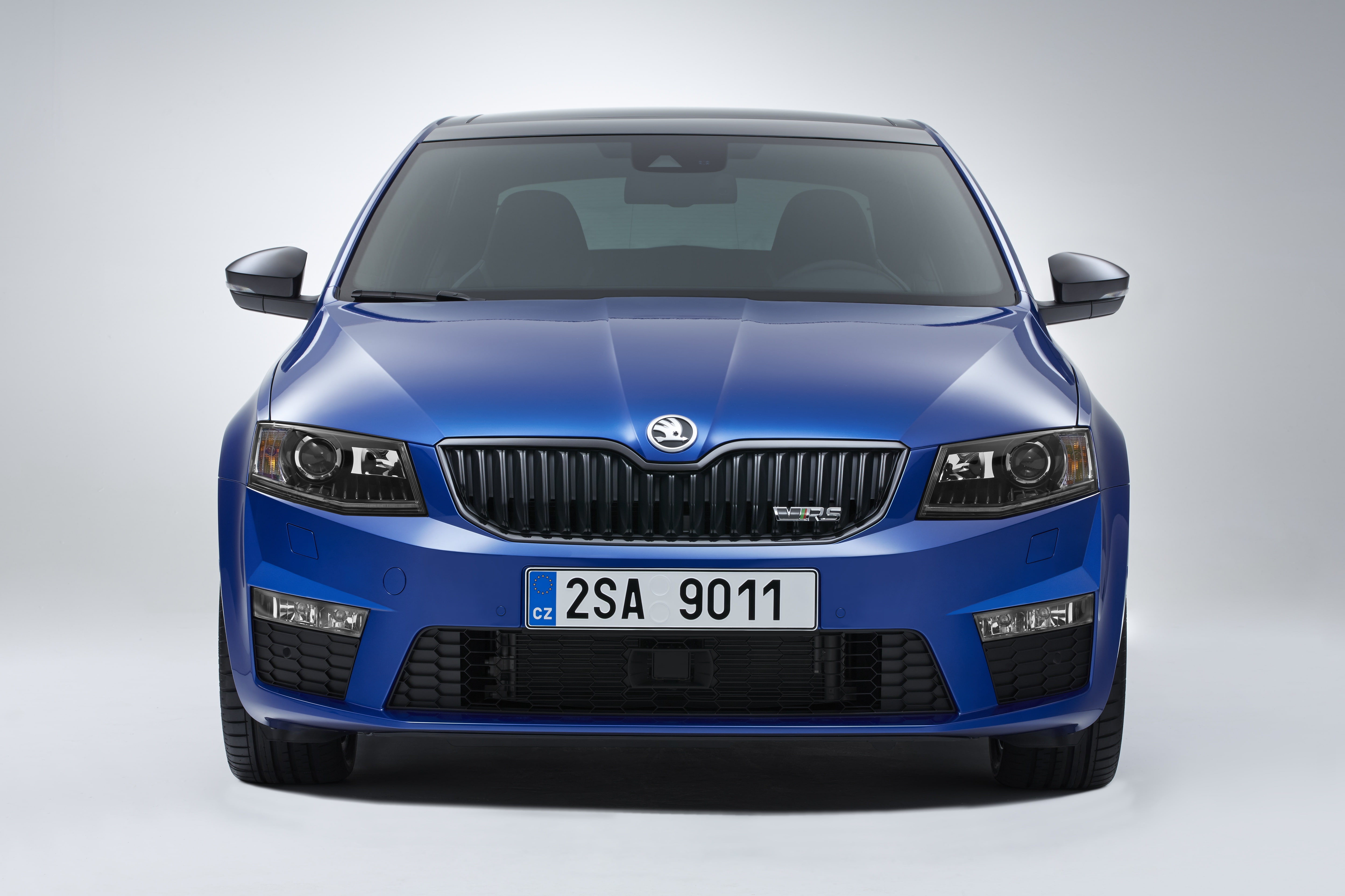 sedan, 2013, Octavia RS, background, 5K, Skoda, the front, blue, HD Wallpaper