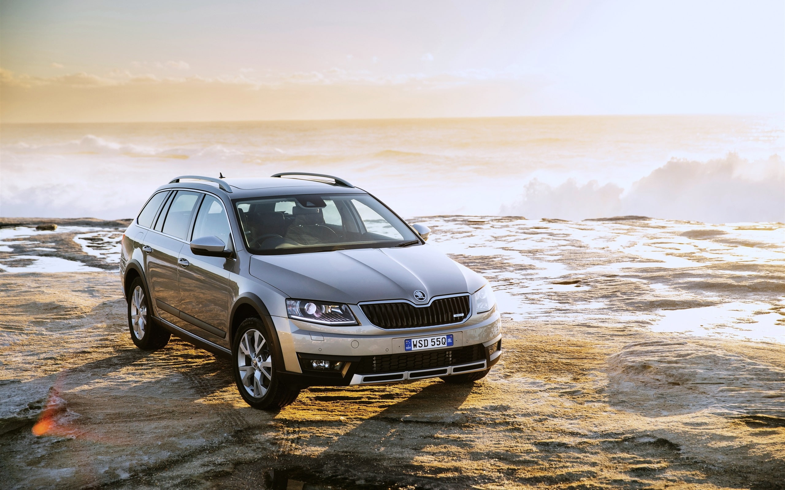 Car, Skoda, 2015, 2K, octavia, HD Wallpaper