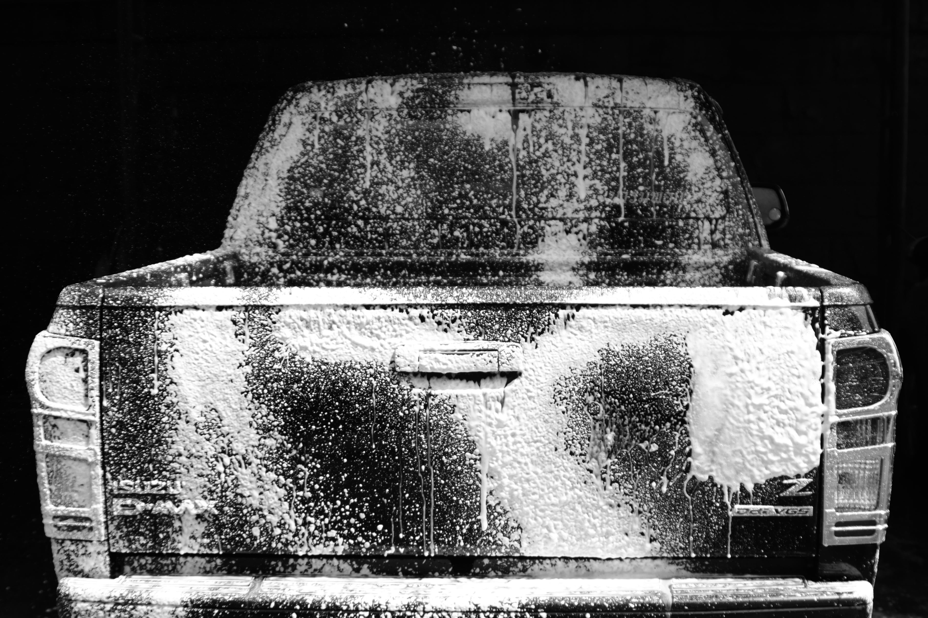 still life, auto post production filter, day, no people, truck, close-up, focus on foreground, background, transparent, soap, water, glass - material, wet, HD Wallpaper