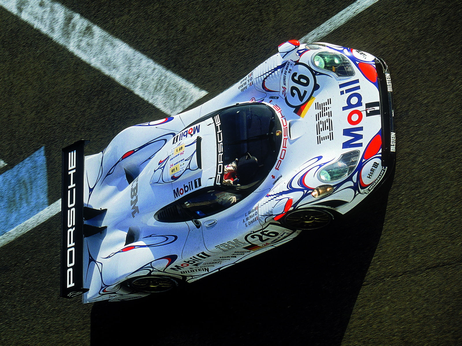 porsche, race, 996, racing, 720P, le mans, 911, gt1, 1998, HD Wallpaper