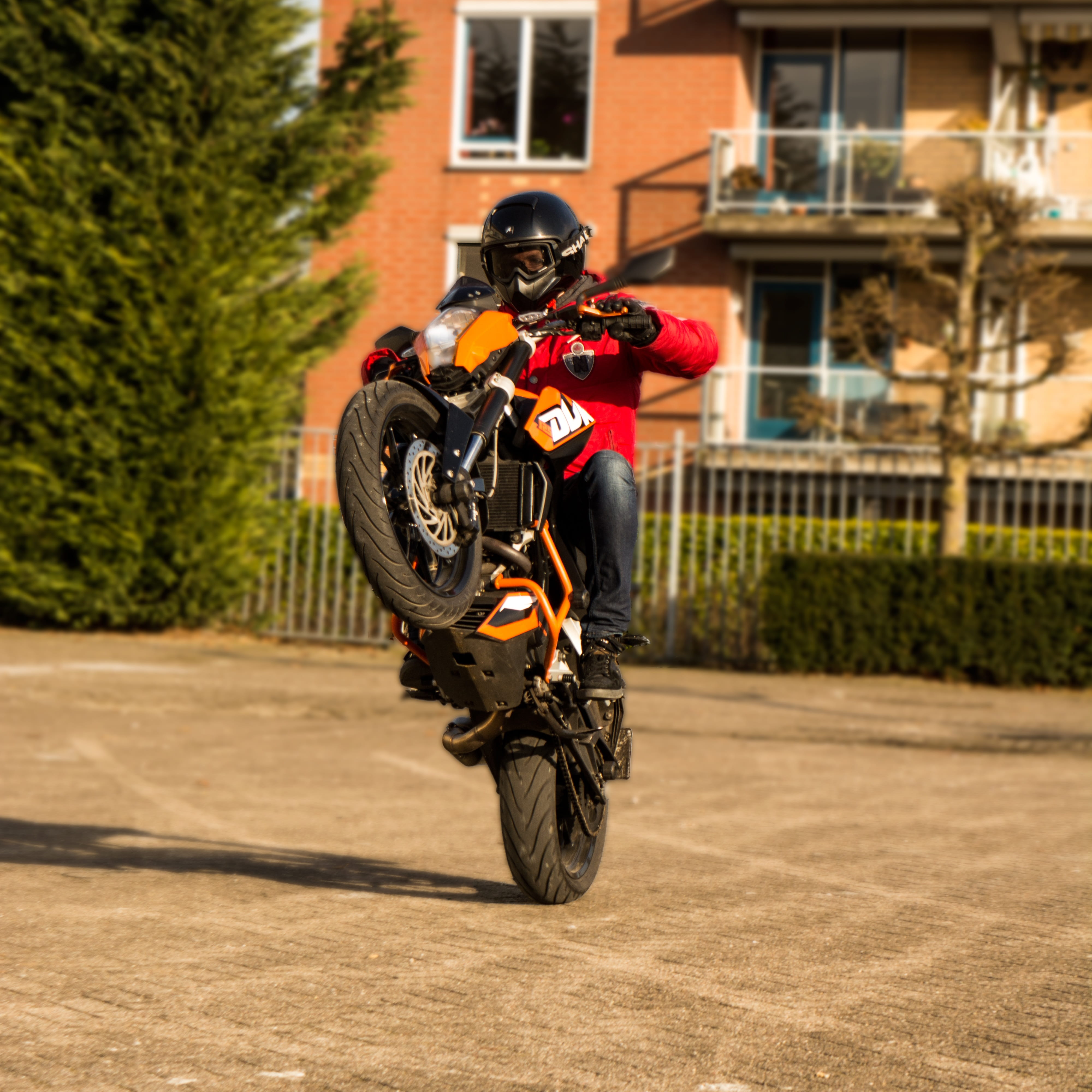 Supermoto, Motor, ride, sports equipment, skill, dirt bike, mode of transport, architecture, headwear, sport, mode of transportation, outdoors, transportation, Phone HD Wallpaper