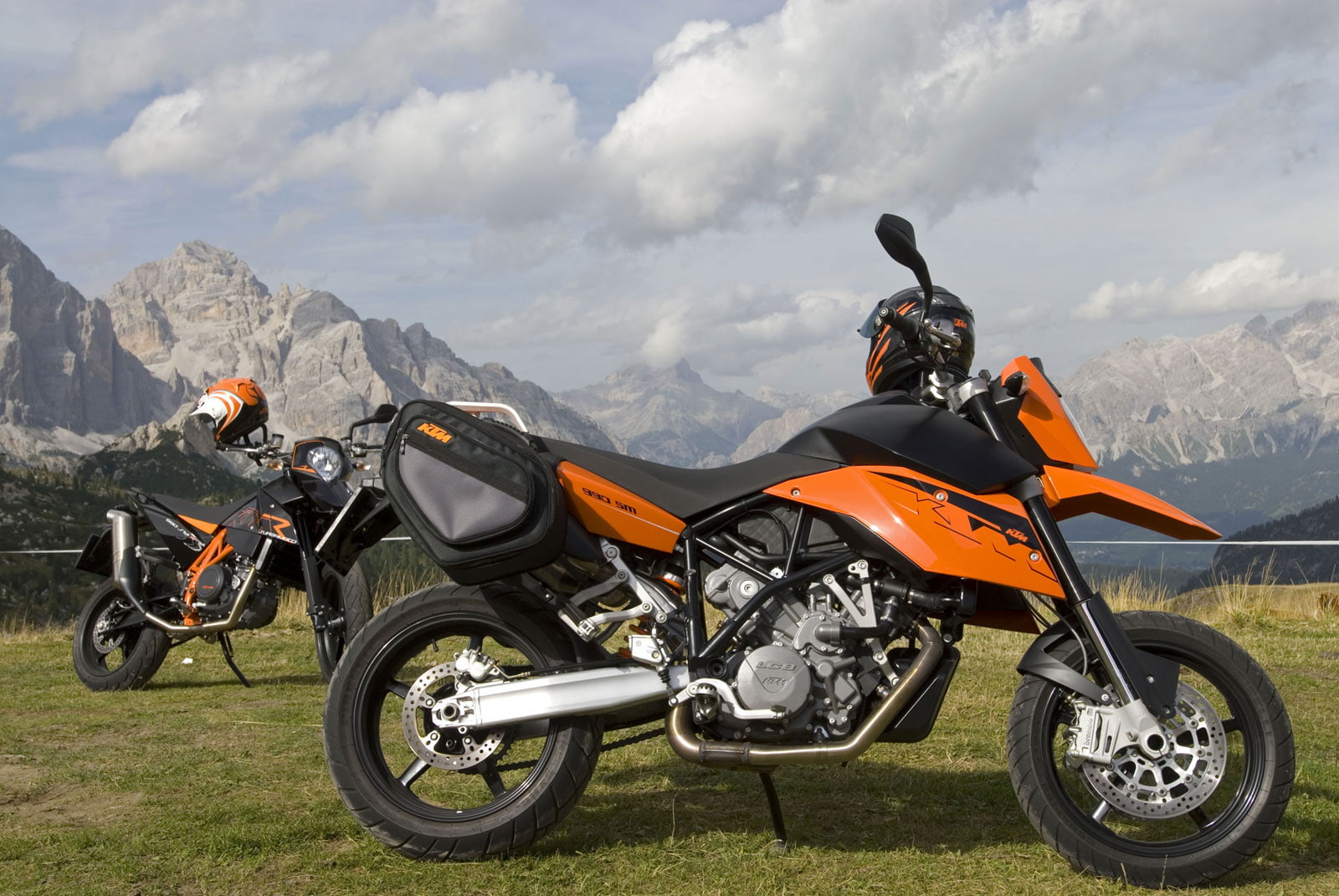 ktm, 2009, supermoto, 990, 720P, HD Wallpaper