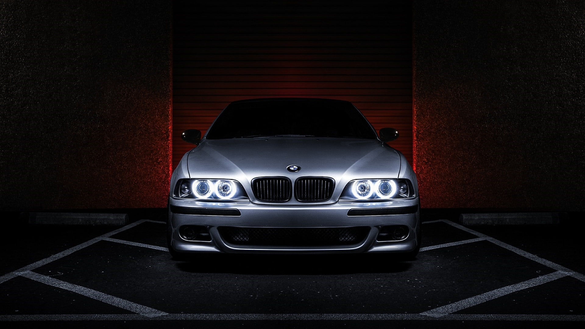 luxury vehicle, executive car, red, black, mode of transportation, headlamp, no people, land vehicle, bmw 5, front view, retro styled, bmw, transportation, HD Wallpaper